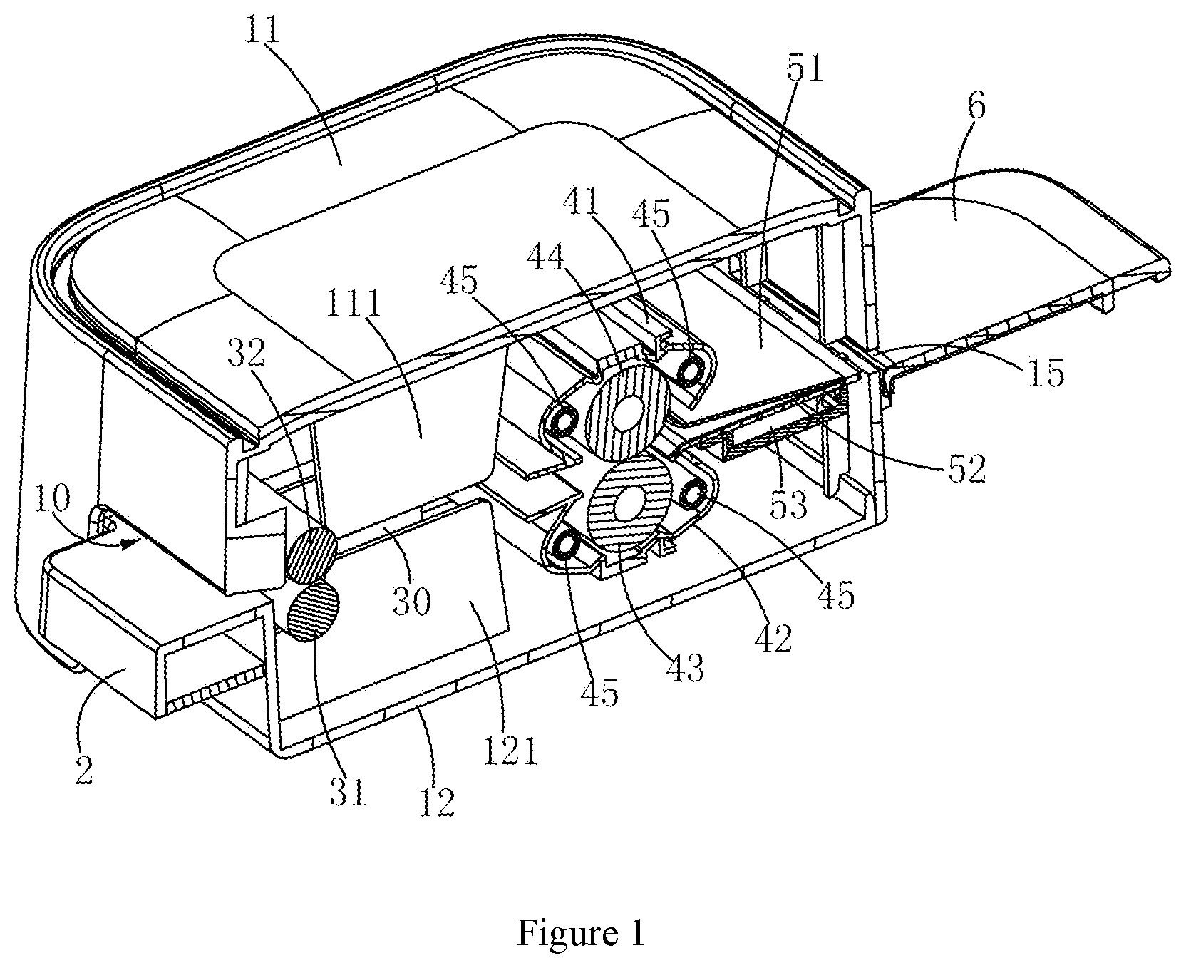 Patent US12097690 Figure 1 – Preheating-free laminator for improving the quality of lamination