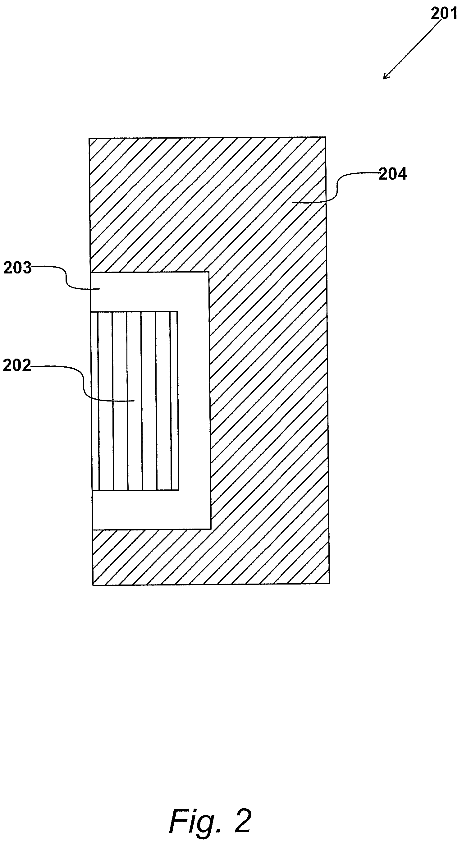 Patent US12097692 Figure 2 – Electronic device comprising a pressure sensor