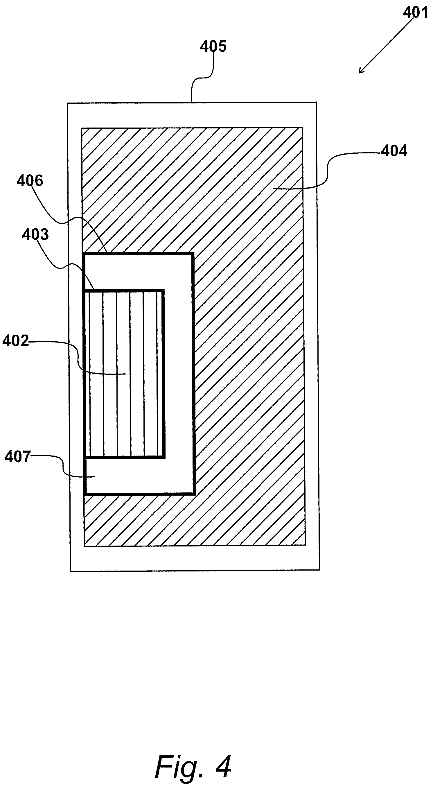 Patent US12097692 Figure 4 – Electronic device comprising a pressure sensor
