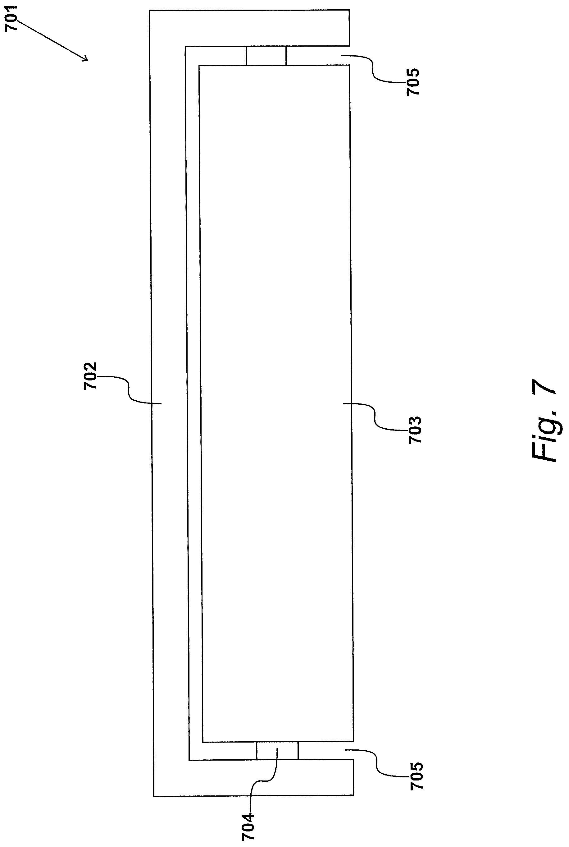 Patent US12097692 Figure 7 – Electronic device comprising a pressure sensor