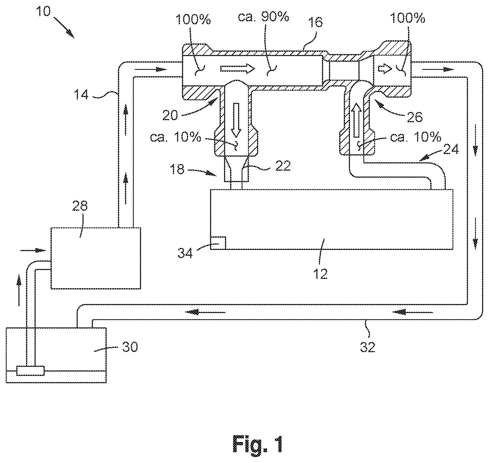 Patent US12097694 Figure 1 – Ink supply system