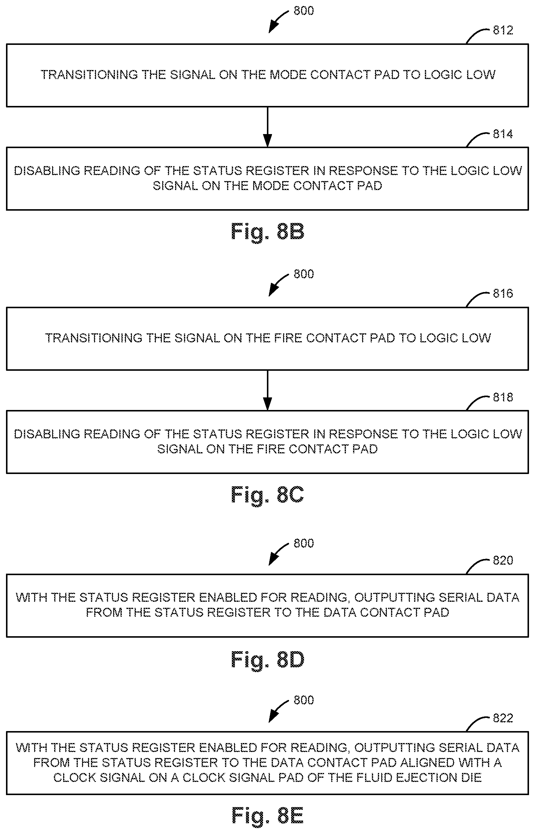 Patent US12097695 Figure 7 – Accessing registers of fluid ejection devices
