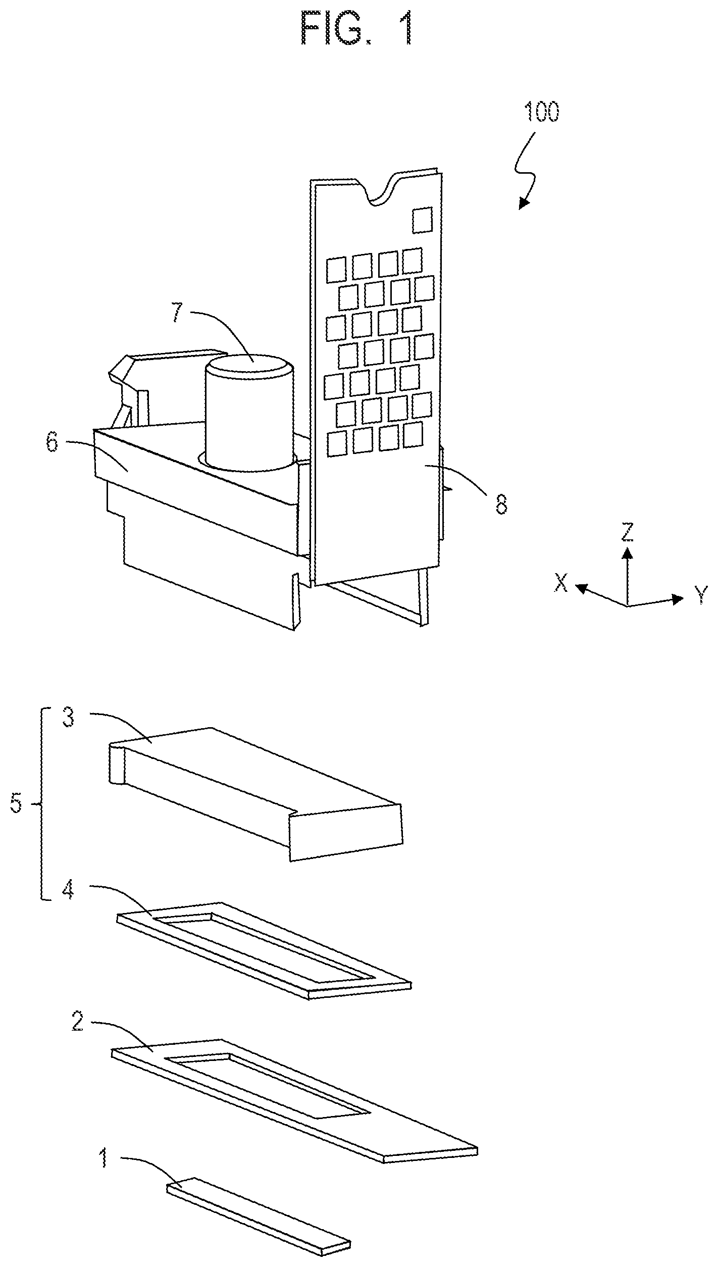 Patent US12097700 Figure 1 – Liquid ejection head and manufacturing method thereof