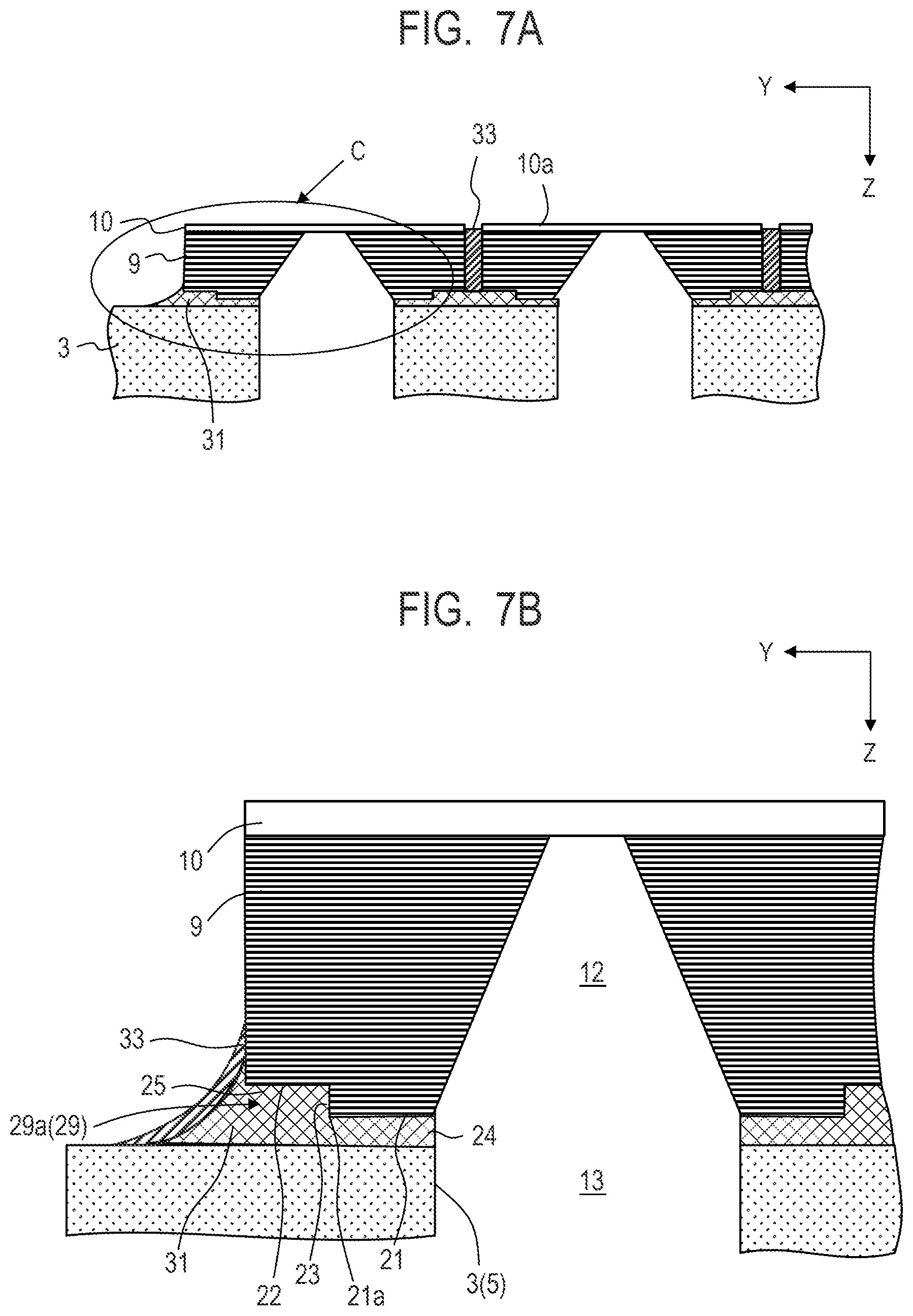 Patent US12097700 Figure 7 – Liquid ejection head and manufacturing method thereof