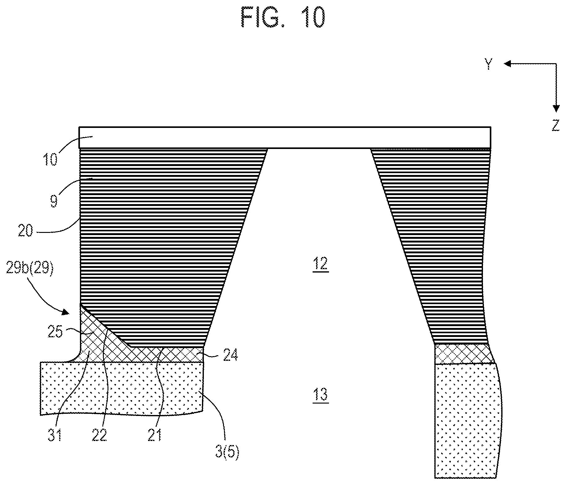 Patent US12097700 Figure 10 – Liquid ejection head and manufacturing method thereof