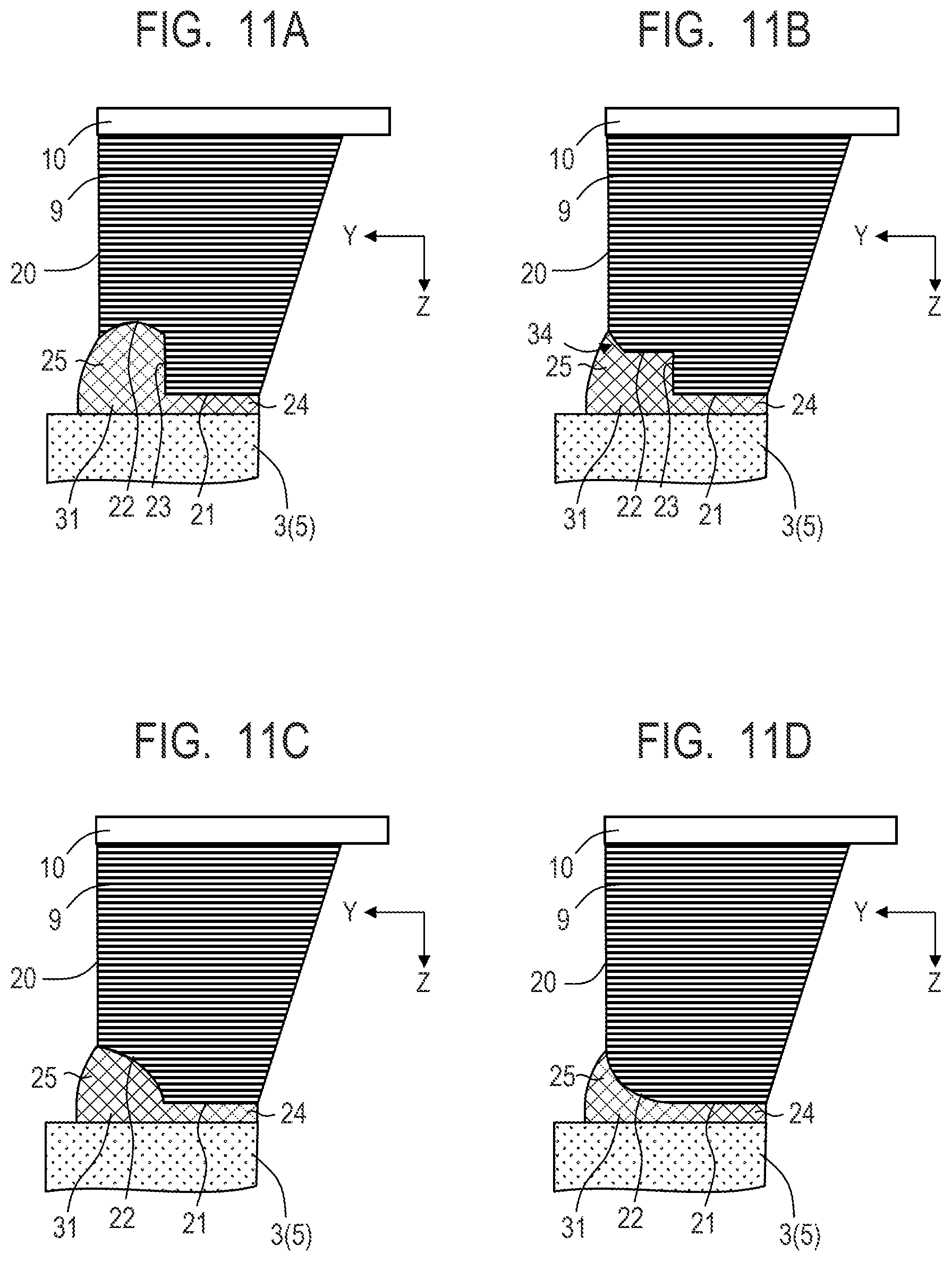 Patent US12097700 Figure 11 – Liquid ejection head and manufacturing method thereof