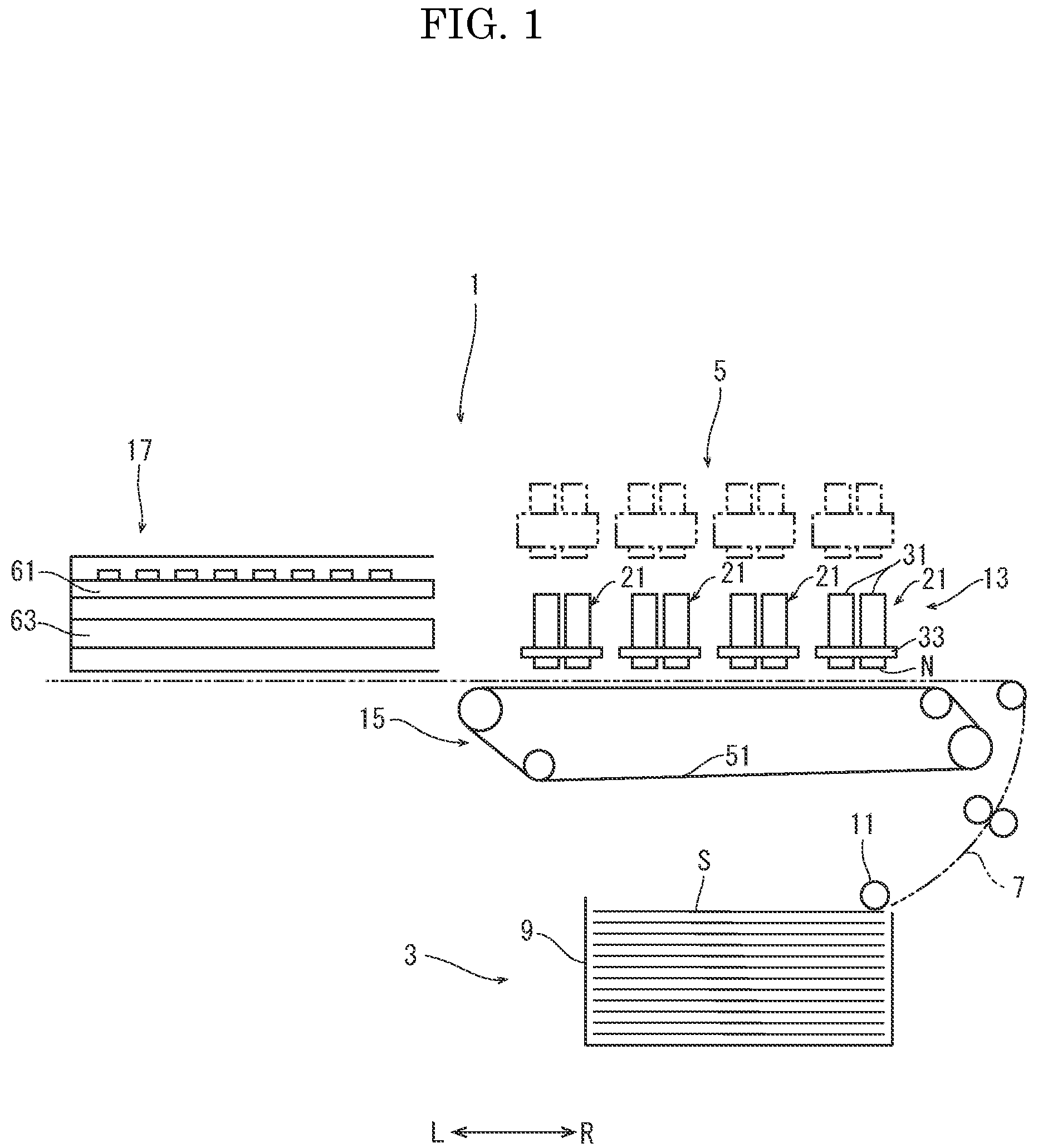 Patent US12097708 Figure 1 – Inkjet recording apparatus