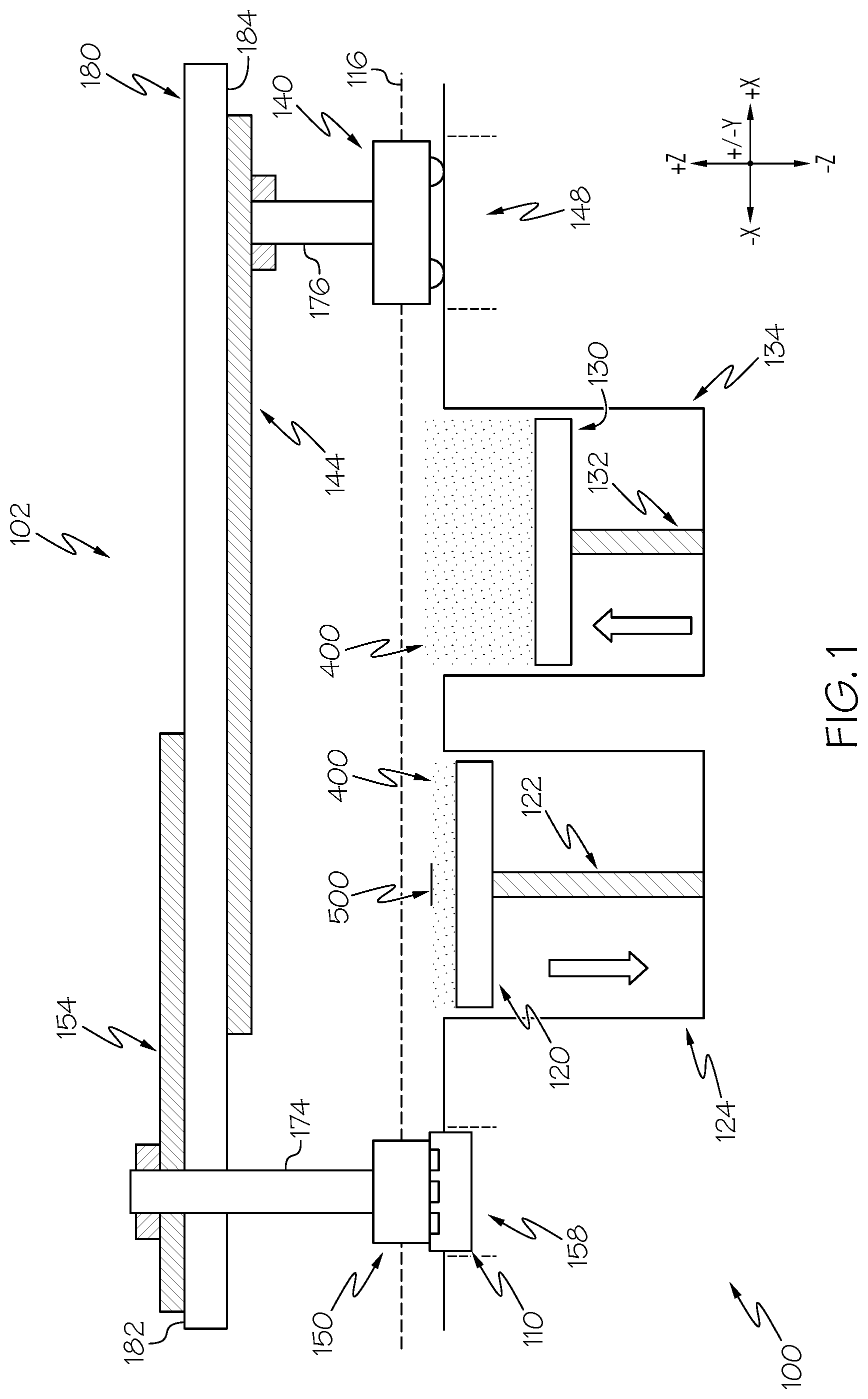 Patent US12097709 — Cleaning fluids for use in additive manufacturing apparatuses and methods for monitoring status and performance of the same — Figure 1