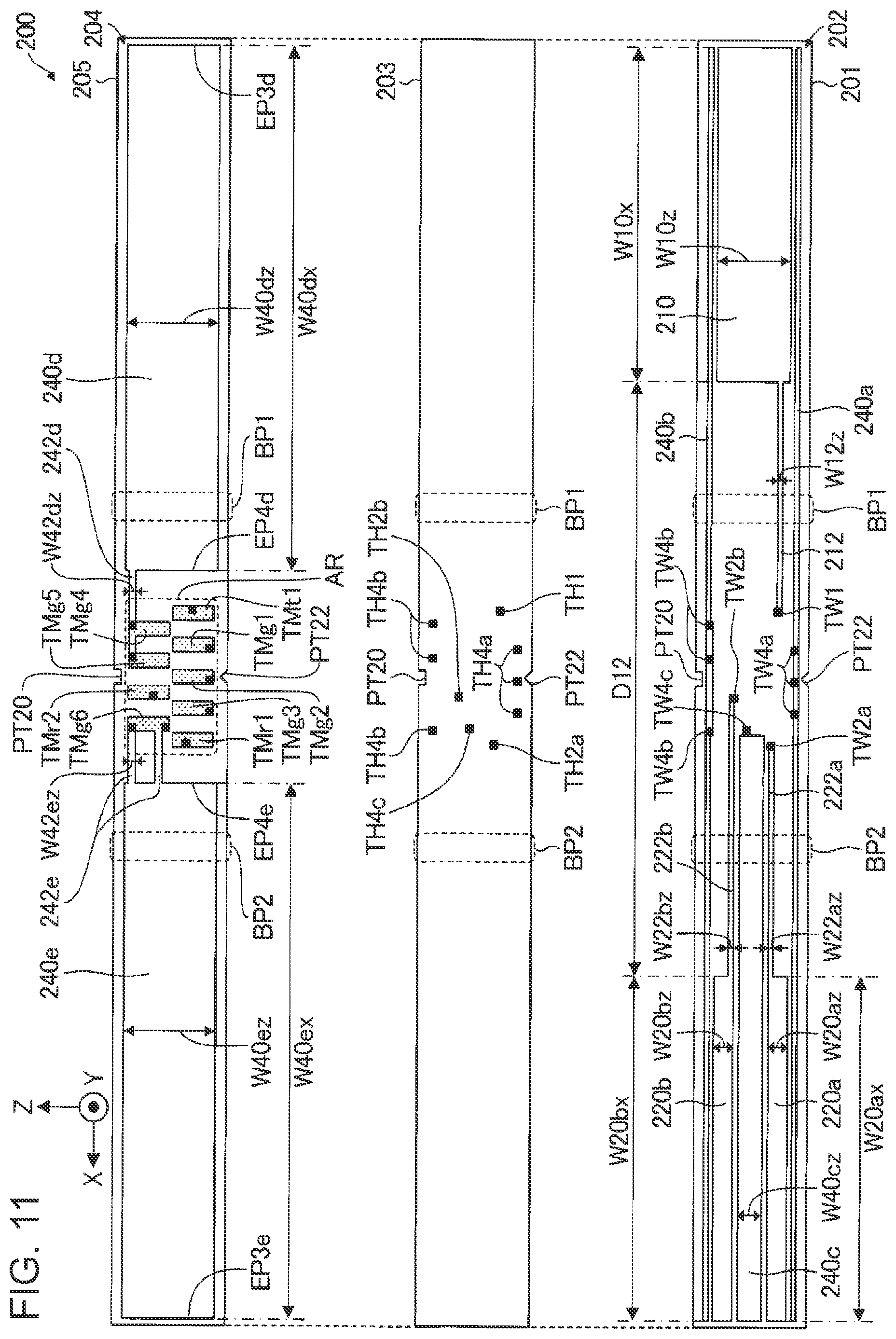 Patent US12097712 Figure 9 – Storage device and liquid ejection apparatus