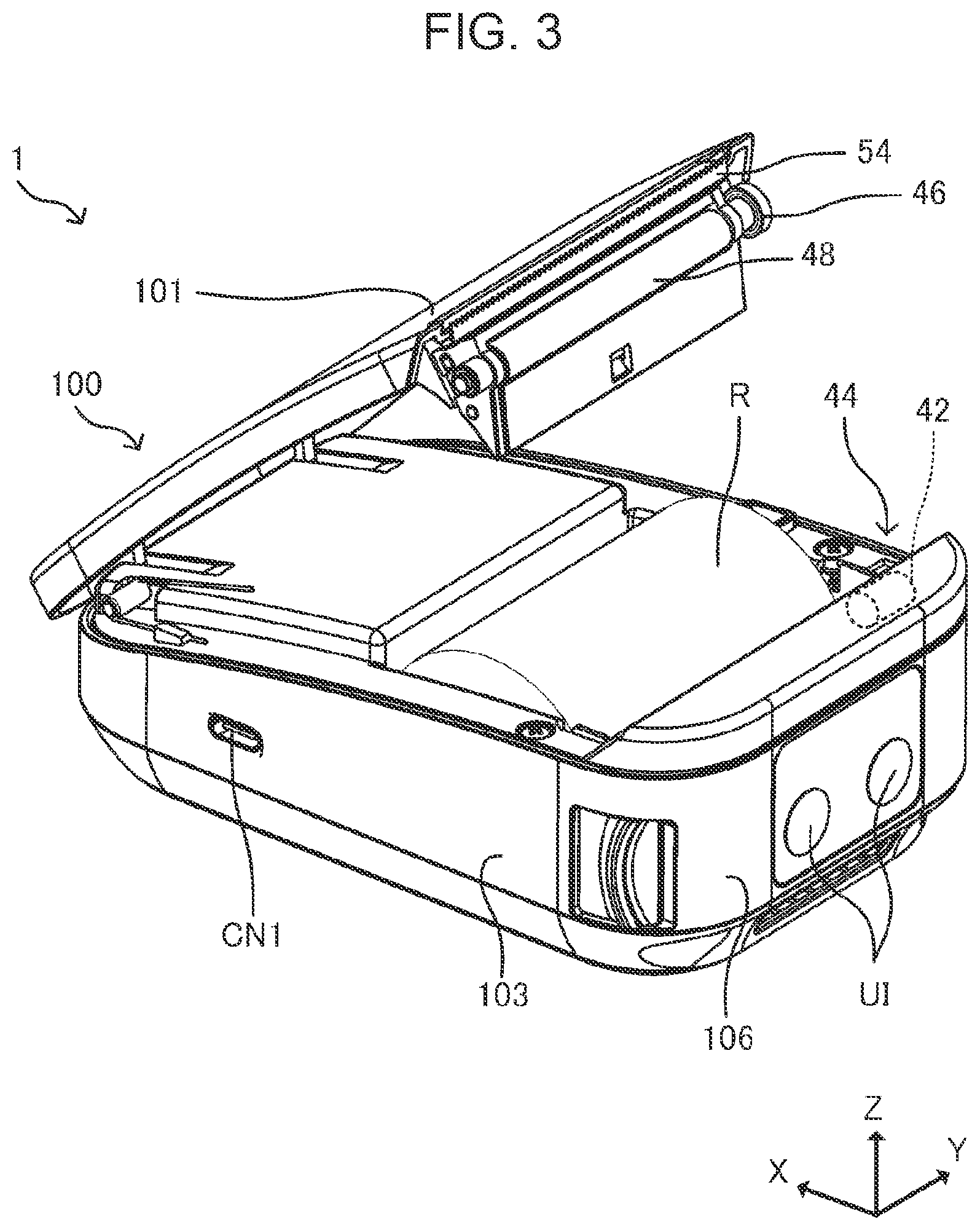 Patent US12097717 Figure 3 – Mobile printer