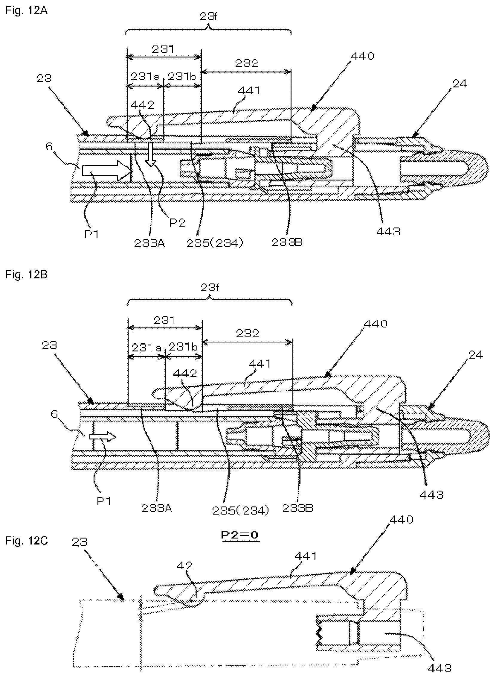 Patent US12097723 Figure 12 – Retractable writing implement
