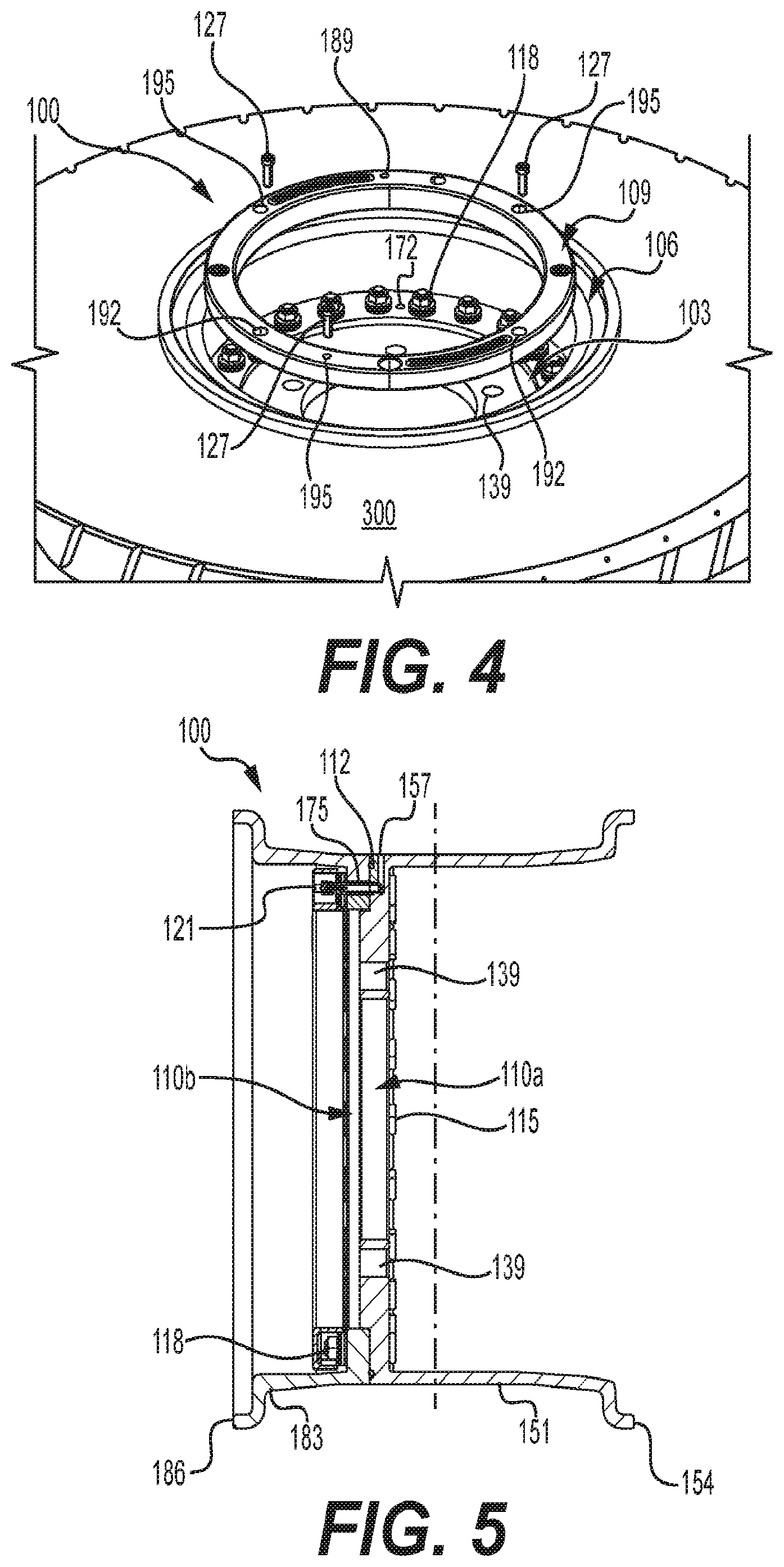 Patent US12097725 Figure 3 – Bolt together wheel with deflation system