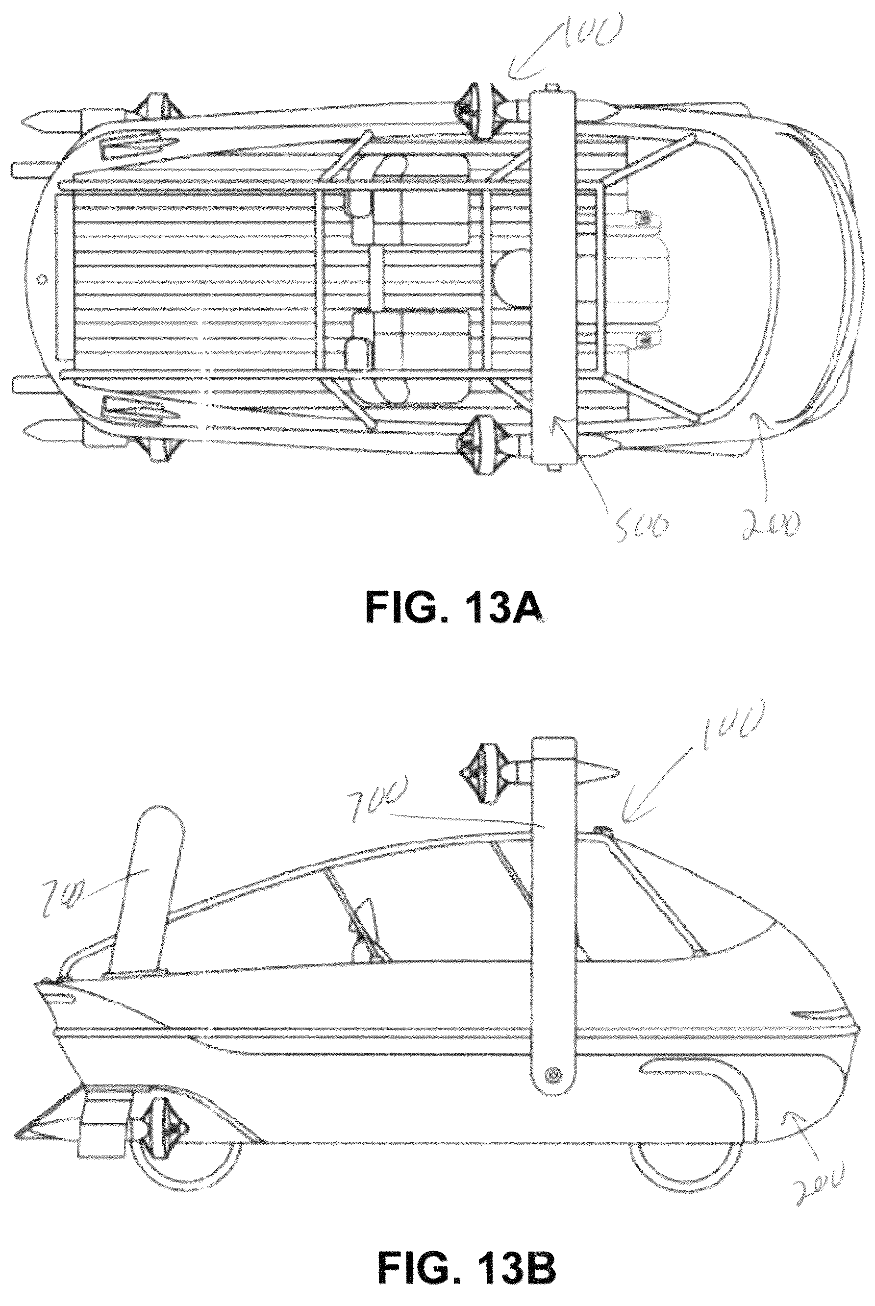 Patent US12097733 Figure 7 – Amphibious vehicle