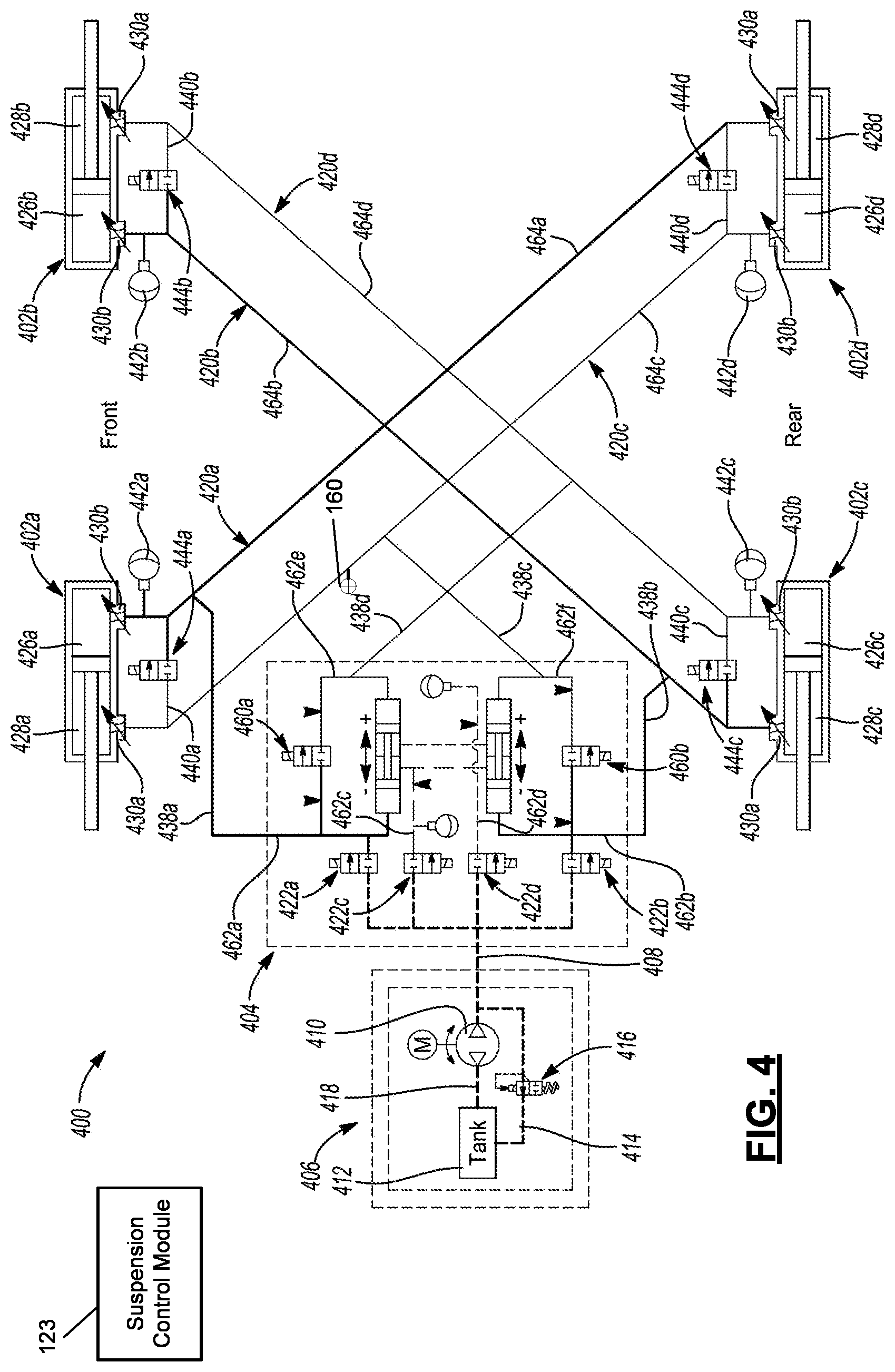 Patent US12097739 Figure 4 – Pump rinsing systems and methods