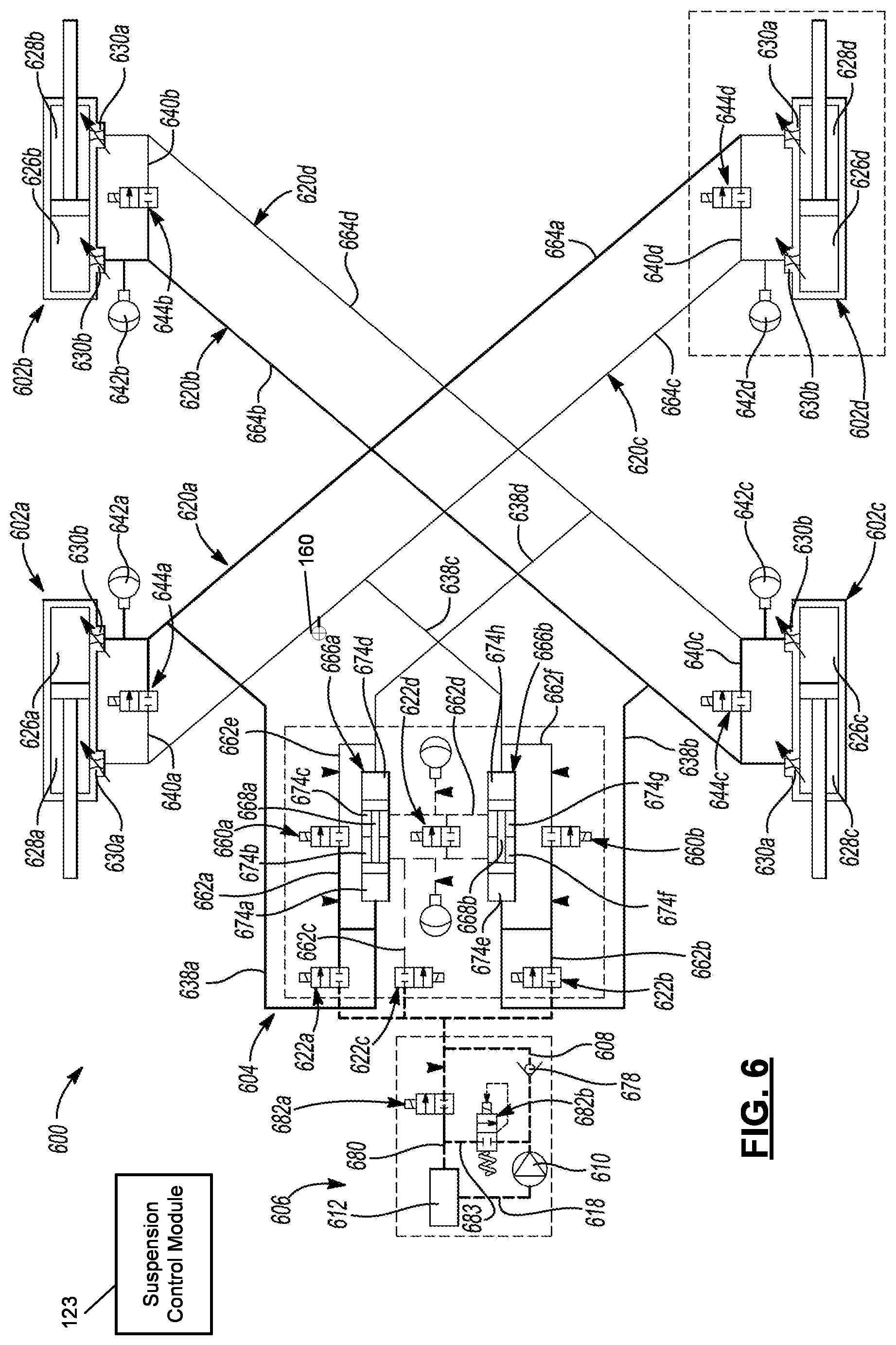 Patent US12097739 Figure 6 – Pump rinsing systems and methods