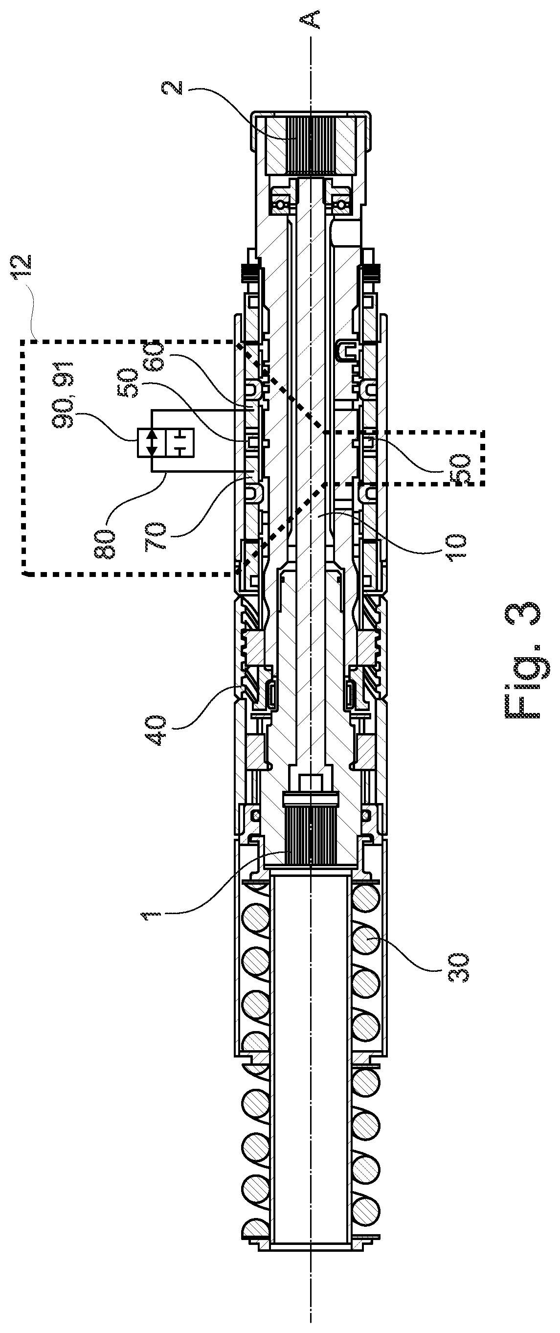 Patent US12097741 Figure 2 – Stabilizer assembly for a two-track vehicle