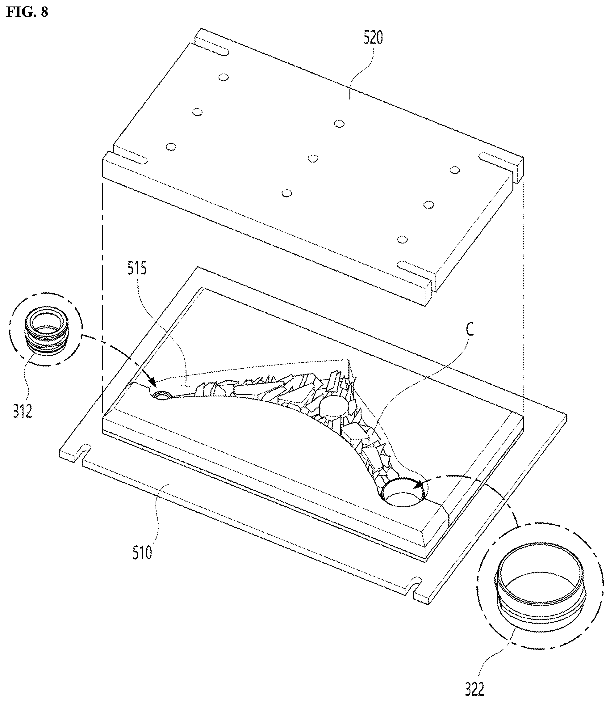 Patent US12097742 Figure 5 – Vehicle suspension arm