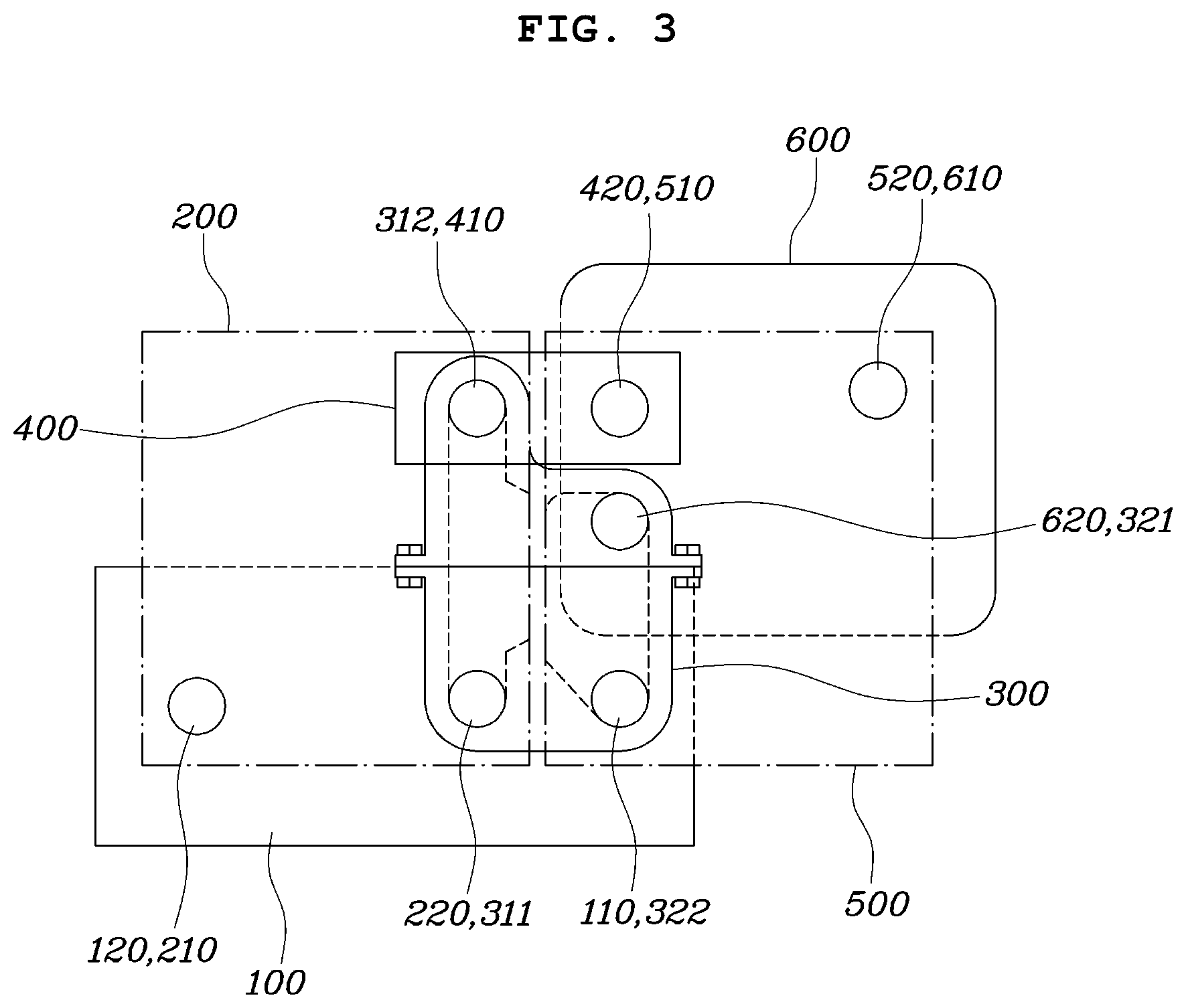 Patent US12097746 Figure 3 – Heat exchanger and refrigerant module of integrated thermal management system for vehicle including same