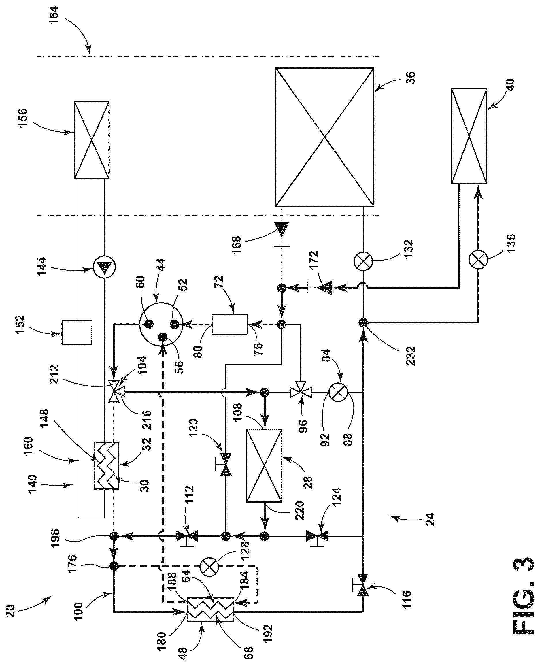 Patent US12097750 Figure 4 – Heat pump for a vehicle
