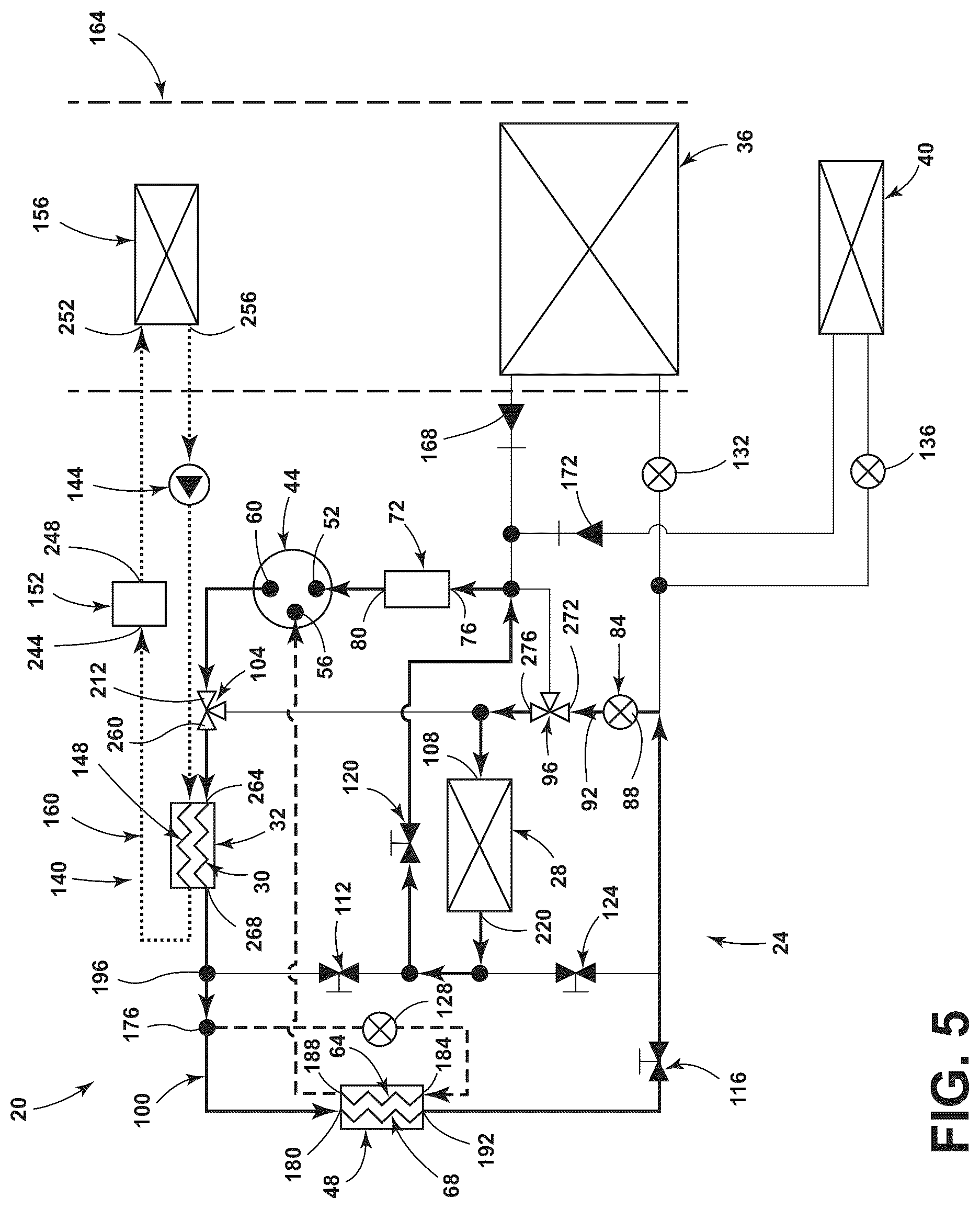 Patent US12097750 Figure 6 – Heat pump for a vehicle