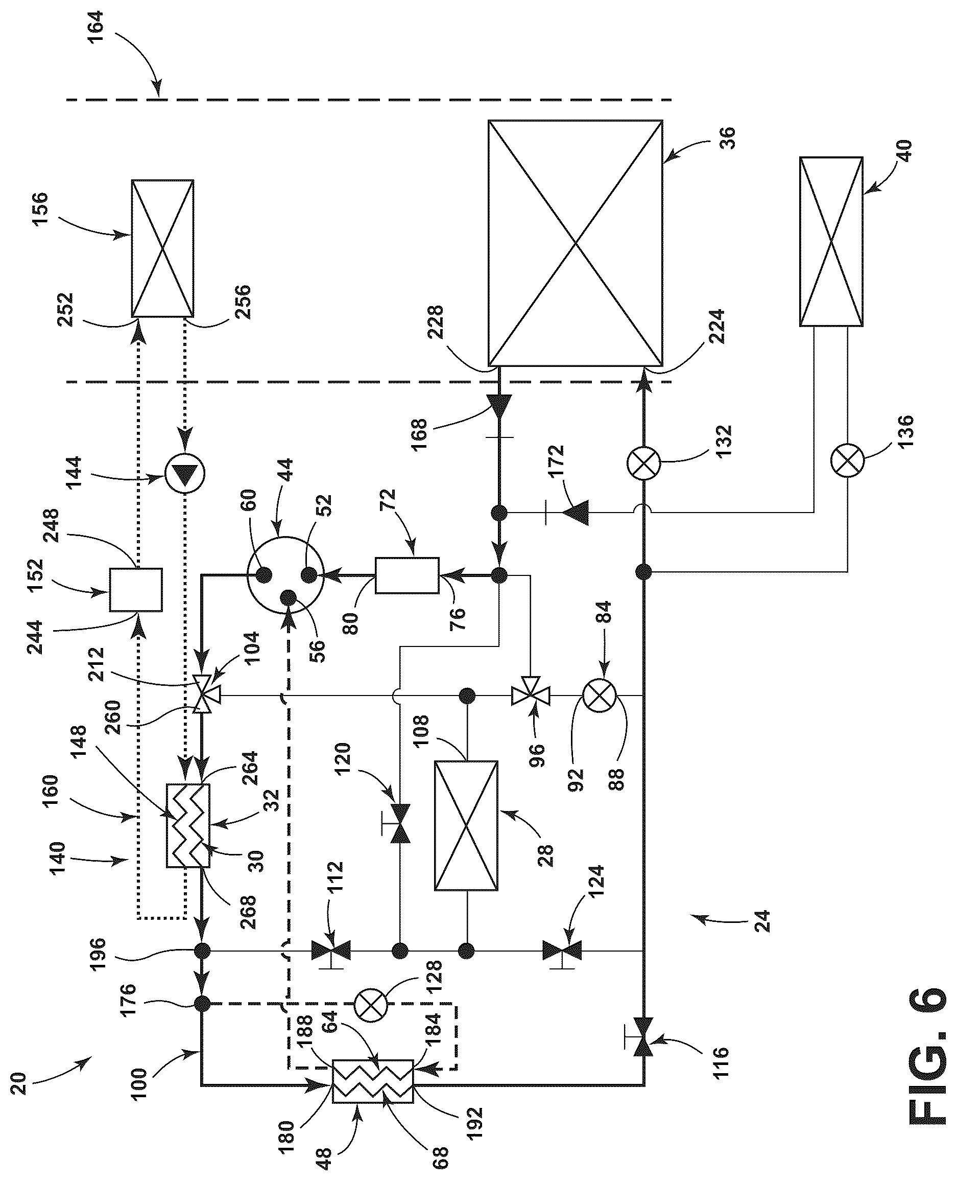 Patent US12097750 Figure 7 – Heat pump for a vehicle