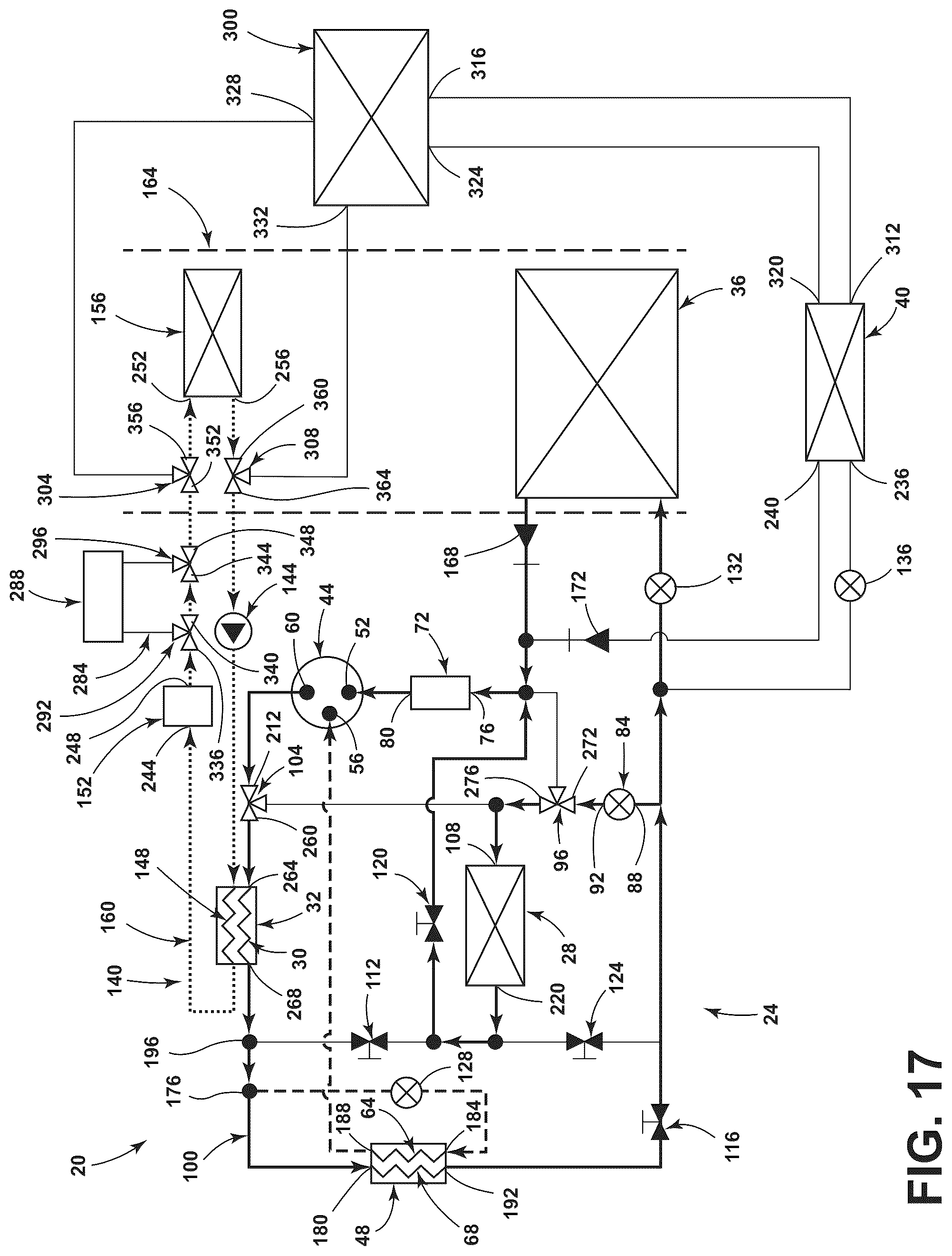 Patent US12097750 Figure 18 – Heat pump for a vehicle