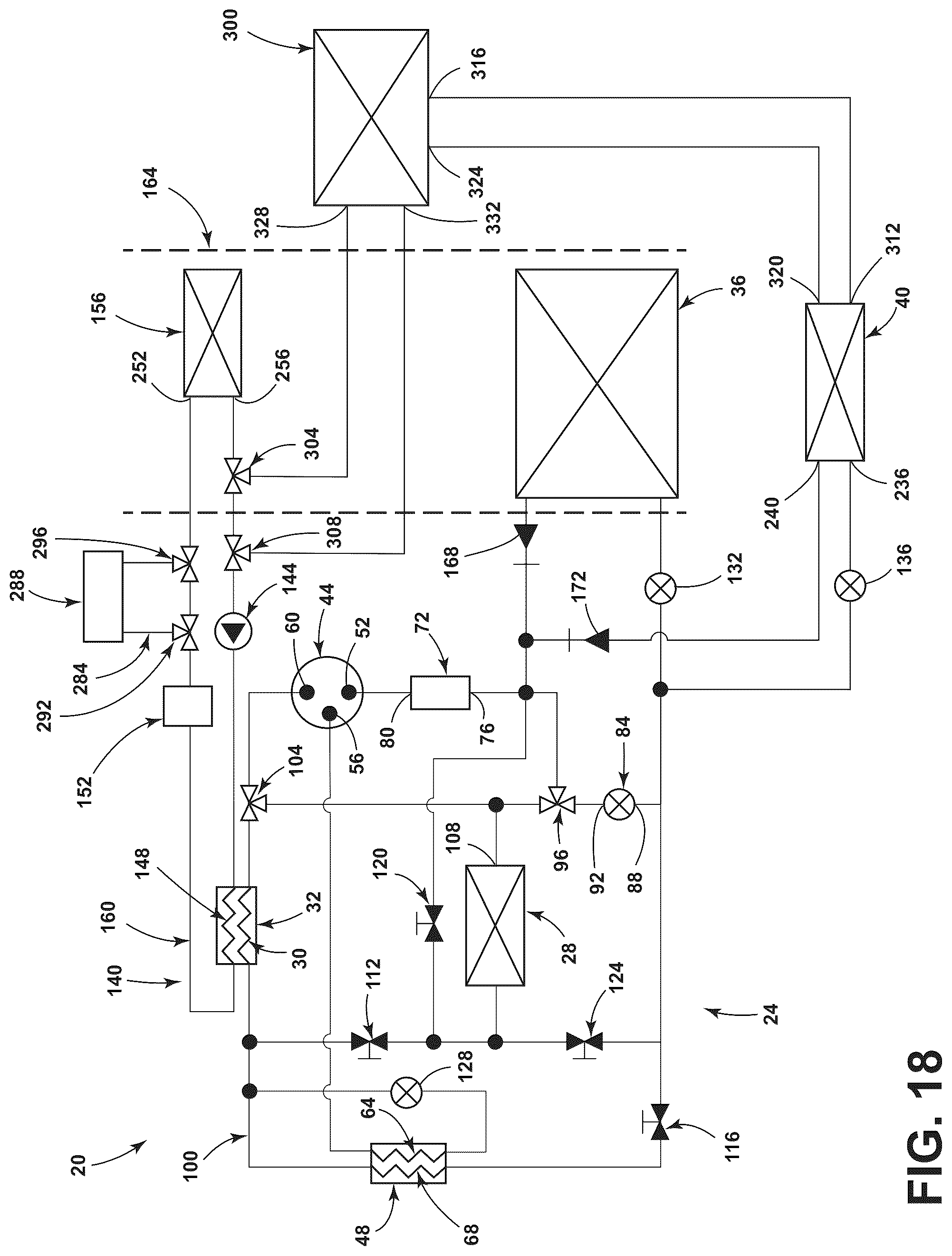 Patent US12097750 Figure 19 – Heat pump for a vehicle