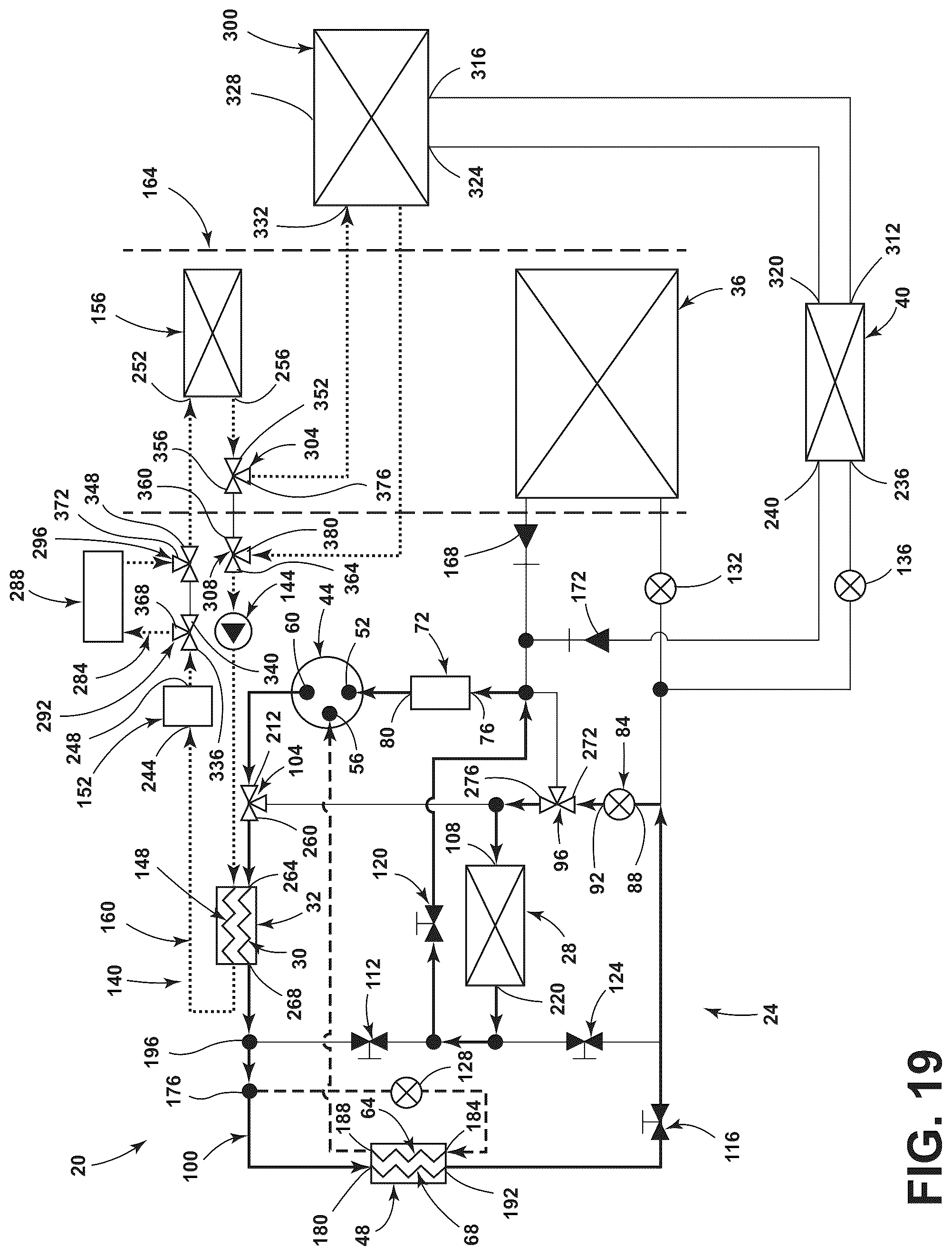 Patent US12097750 Figure 20 – Heat pump for a vehicle