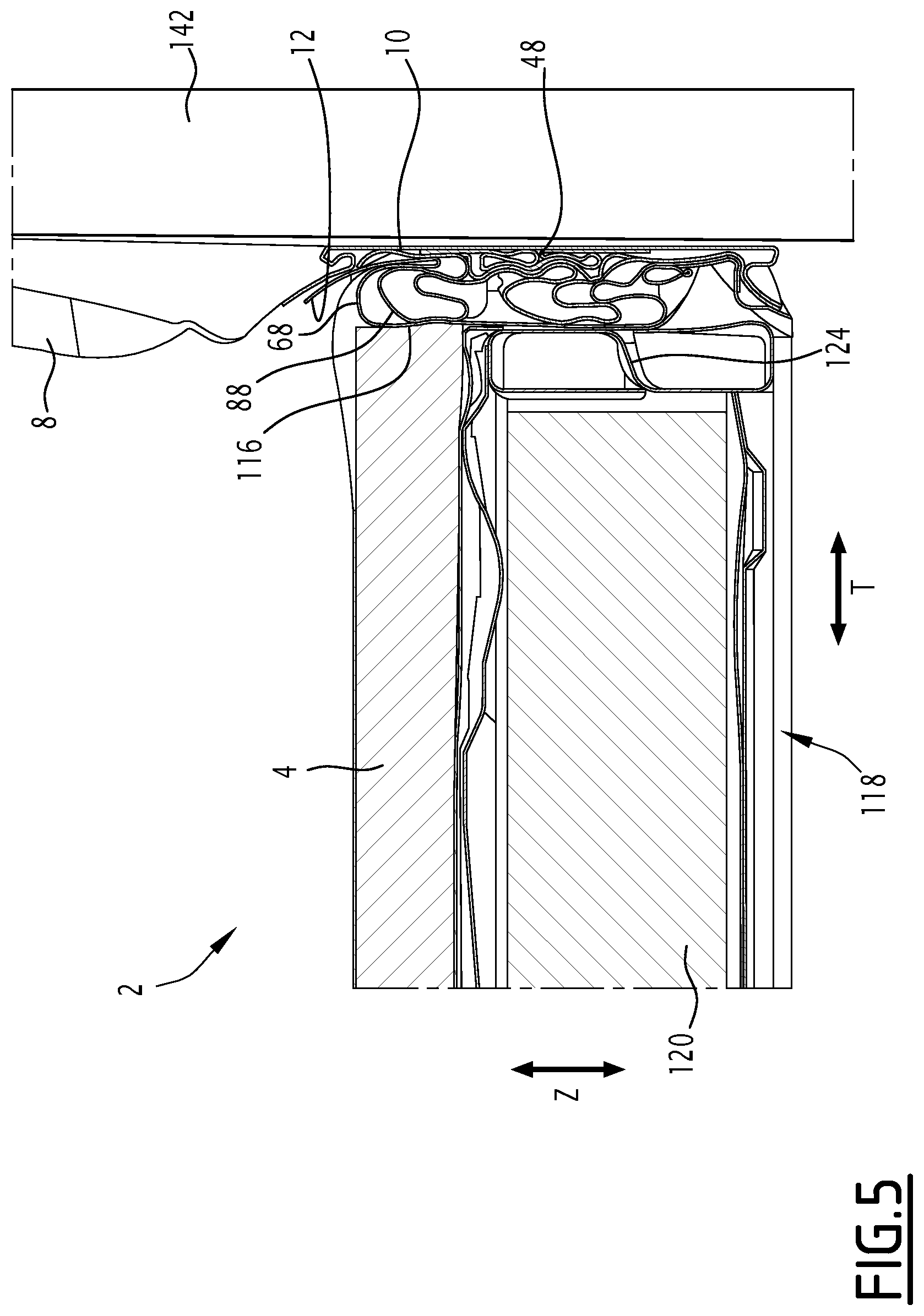 Patent US12097755 Figure 5 – Side sill part for an automotive vehicle