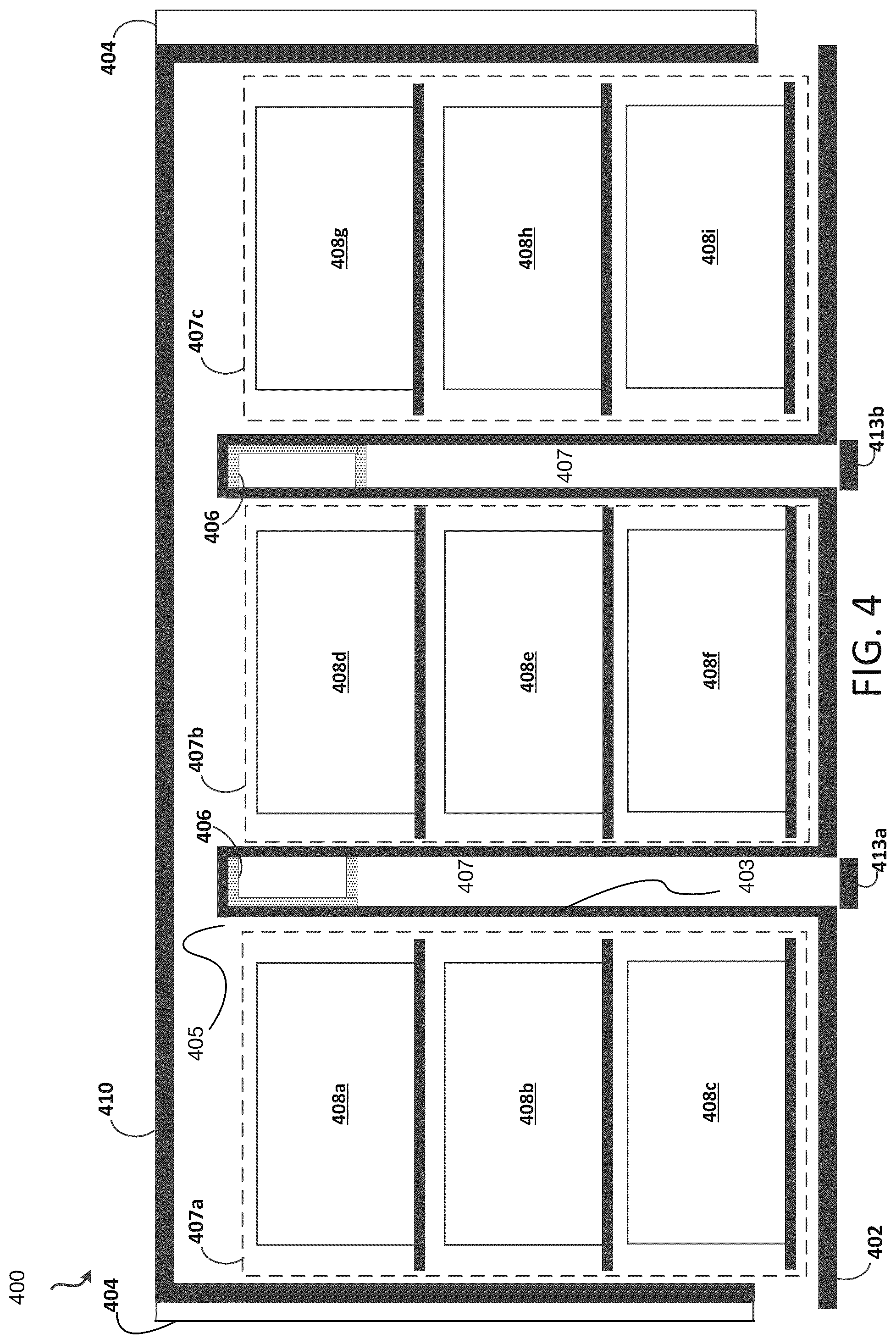 Patent US12097756 Figure 4 – Electric vehicle battery module