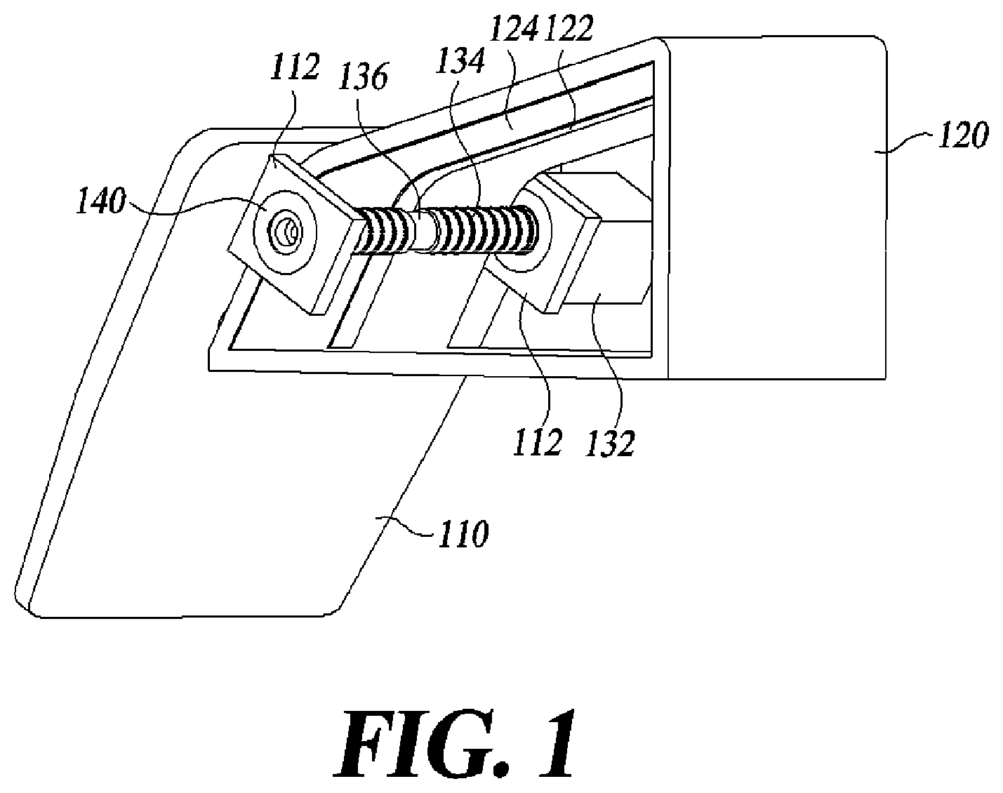 Patent US12097762 — Display device for vehicle — Figure 1