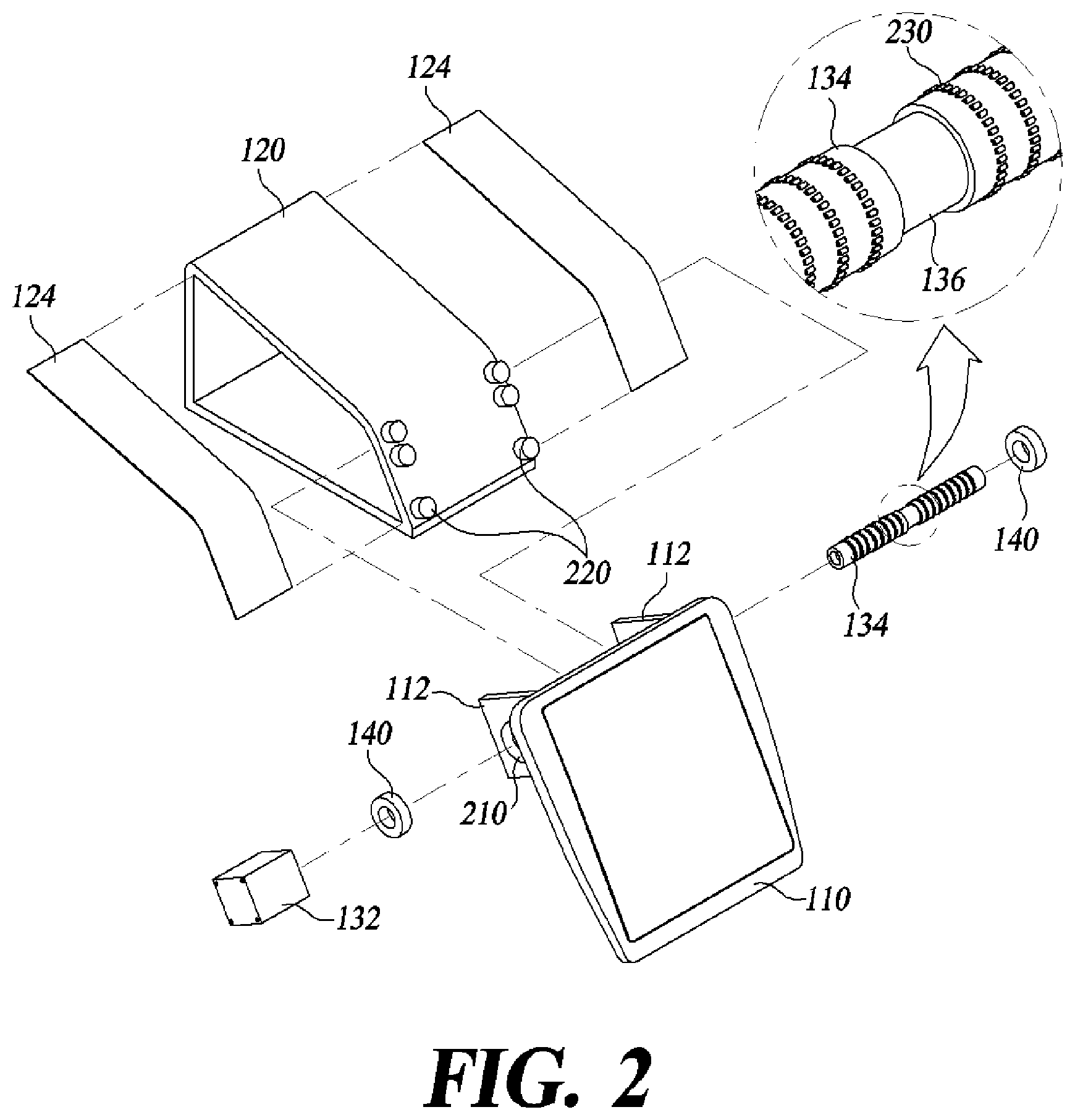 Patent US12097762 Figure 2 – Display device for vehicle