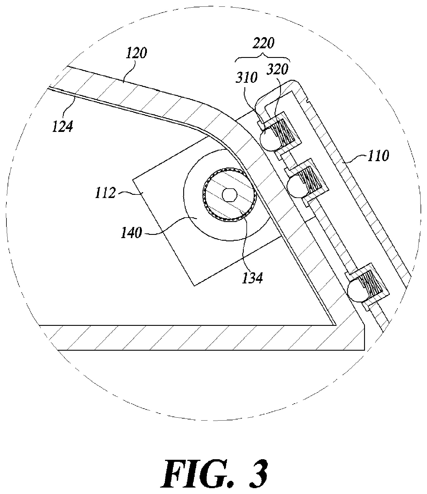 Patent US12097762 Figure 3 – Display device for vehicle