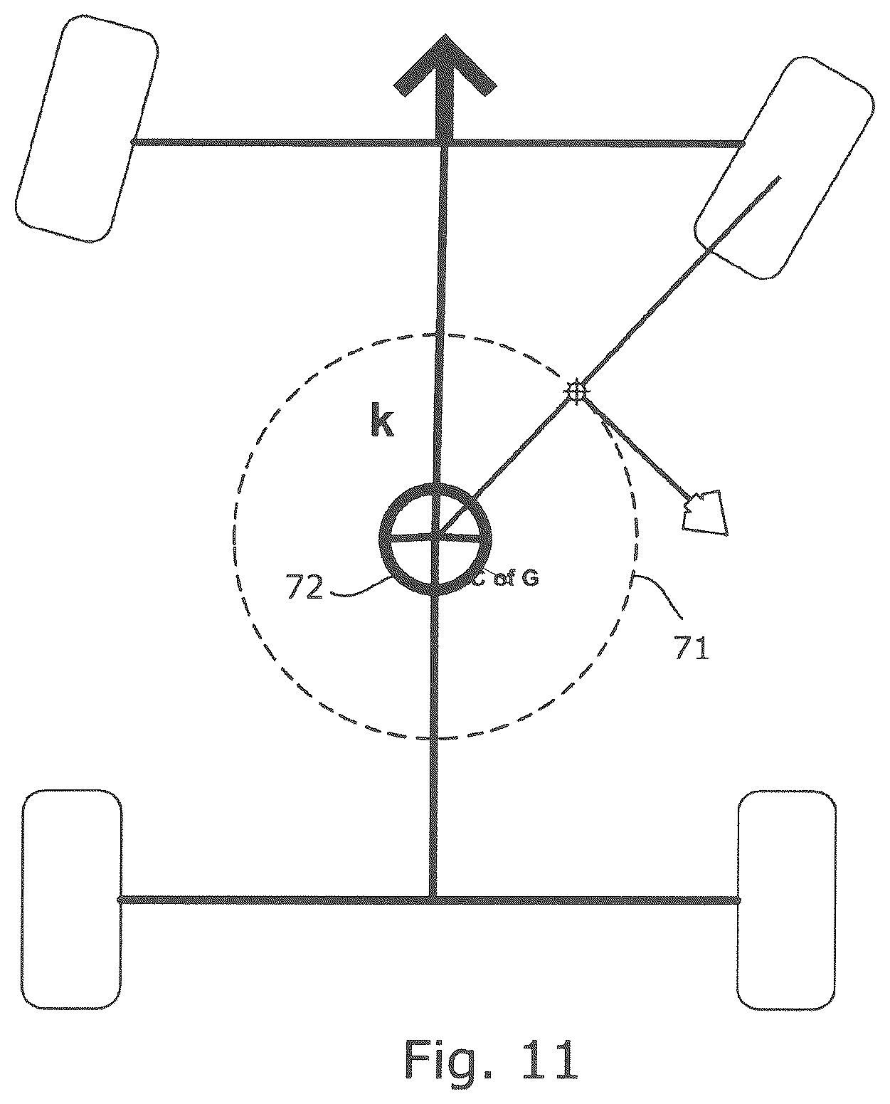 Patent US12097767 Figure 11 – Electric vehicle system comprising a hydraulic system