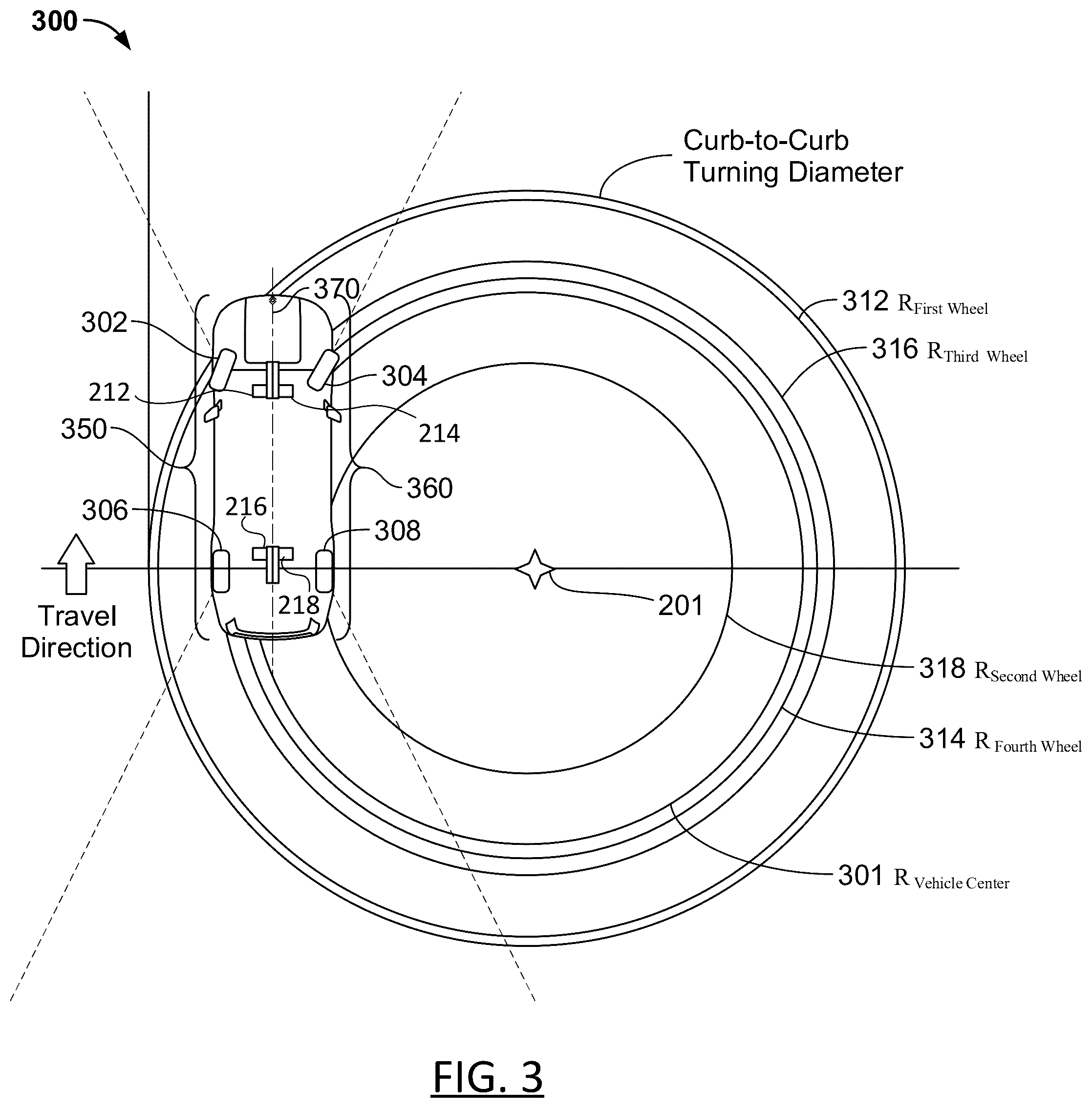 Patent US12097772 Figure 3 – Systems and methods for controlling speed differential of wheels of a vehicle