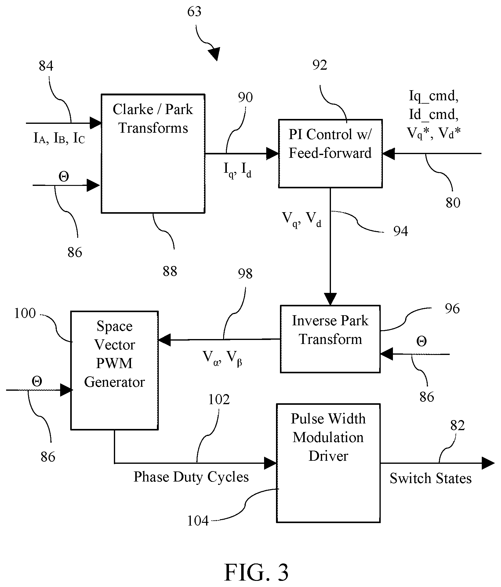 Patent US12097776 Figure 3 – Electrified vehicle motor control during tow