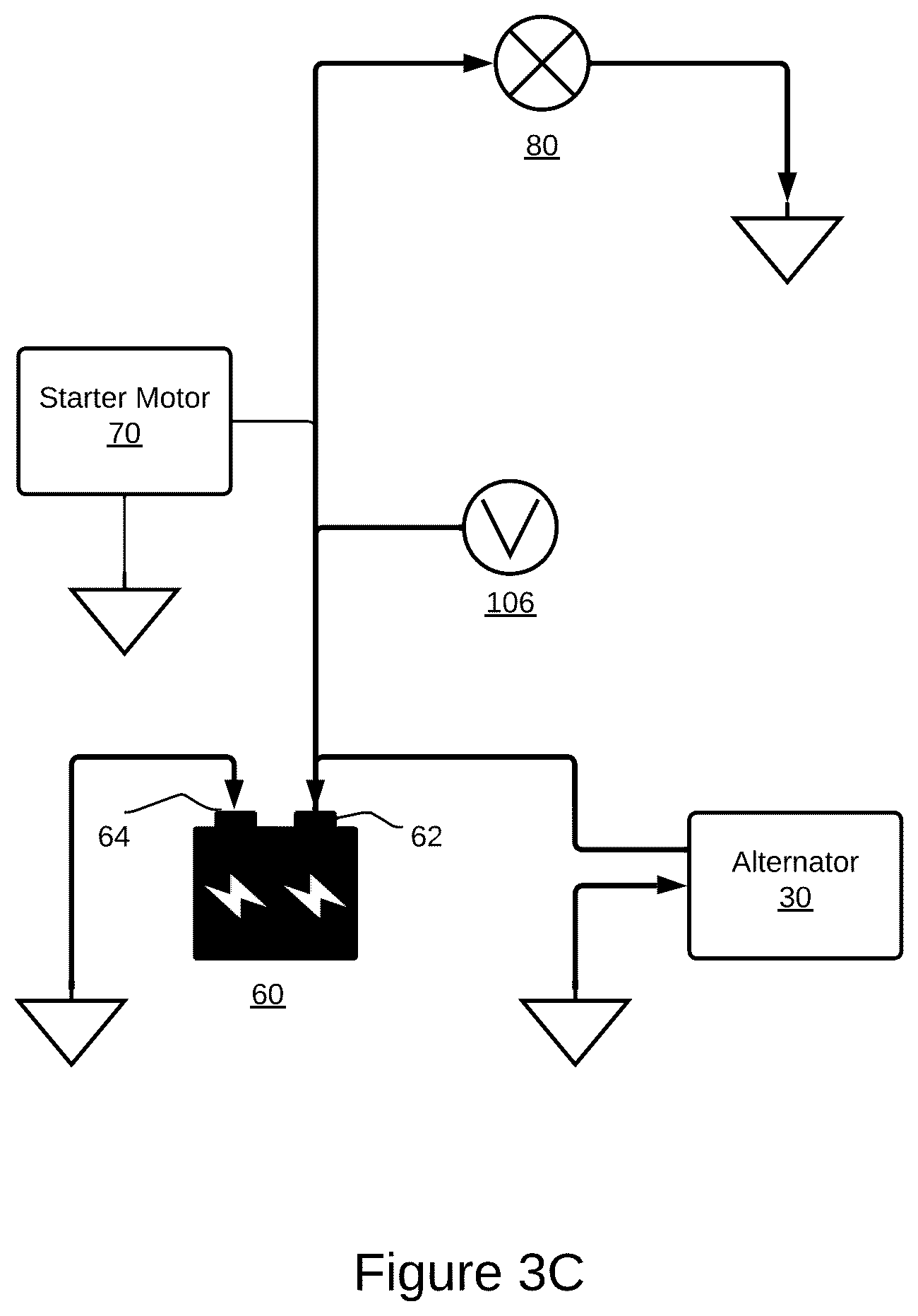 Patent US12097777 Figure 5 – Methods and systems for predicting a potential alternator failure