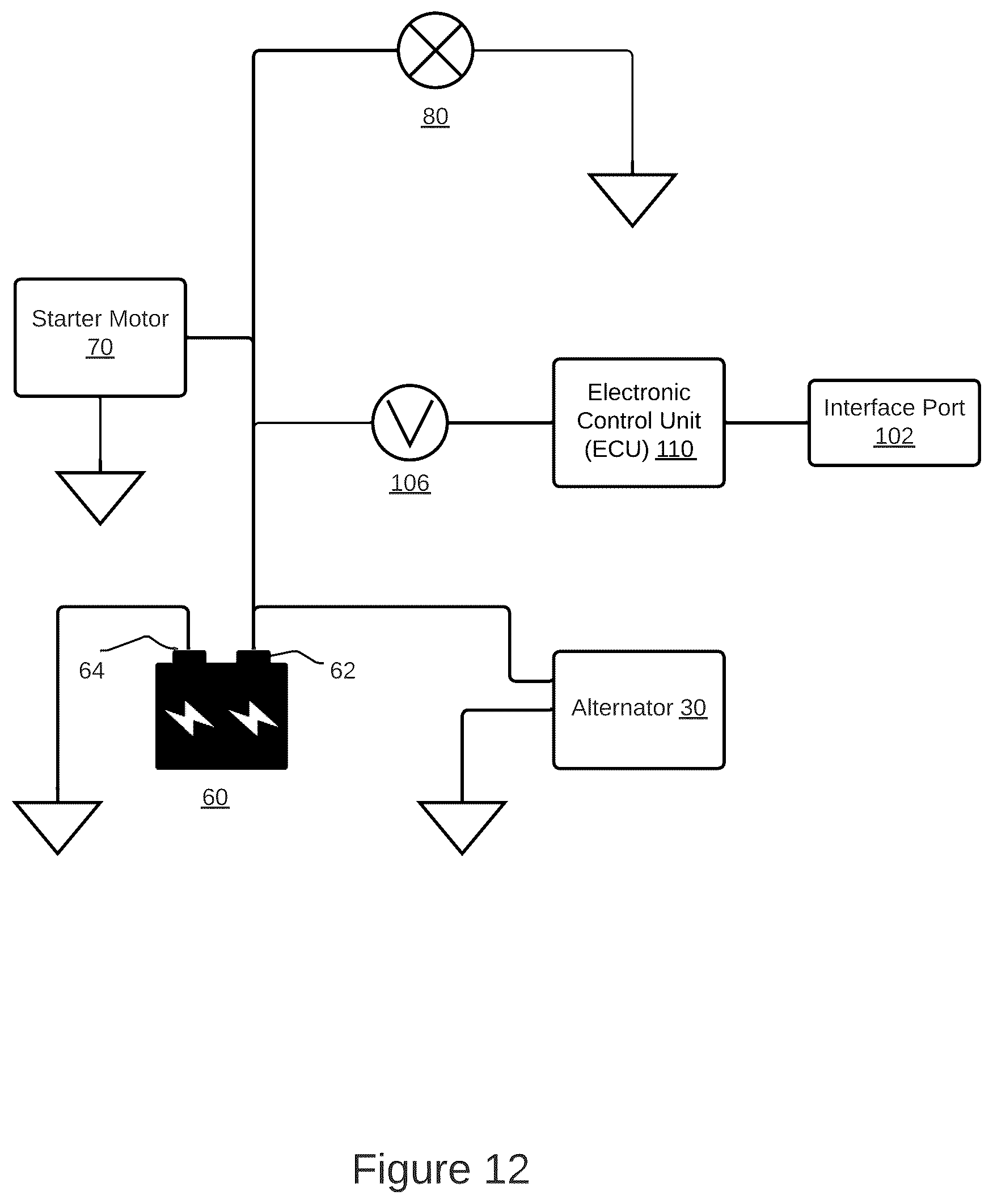 Patent US12097777 Figure 14 – Methods and systems for predicting a potential alternator failure