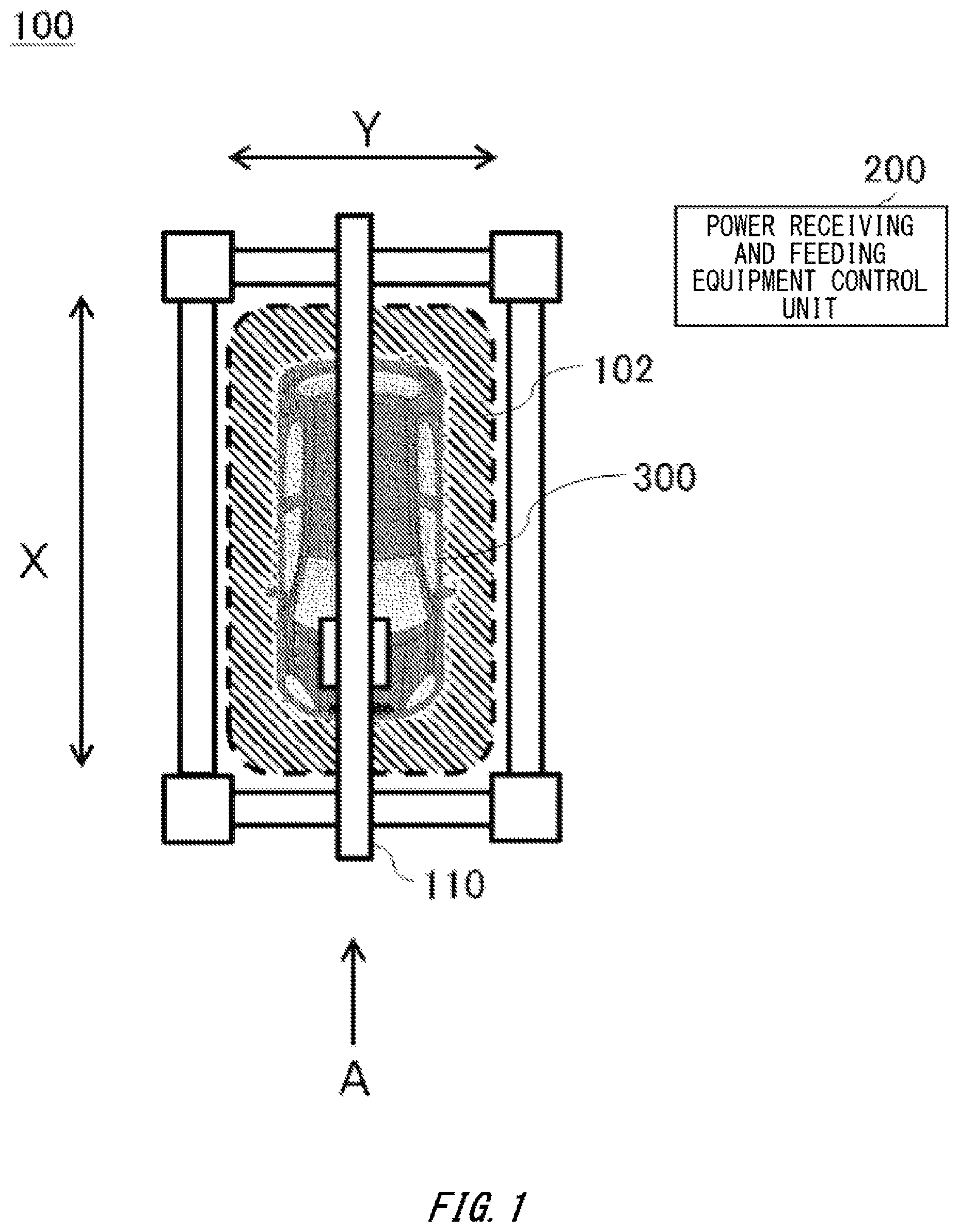 Patent US12097778 Figure 1 – Electric motor vehicle