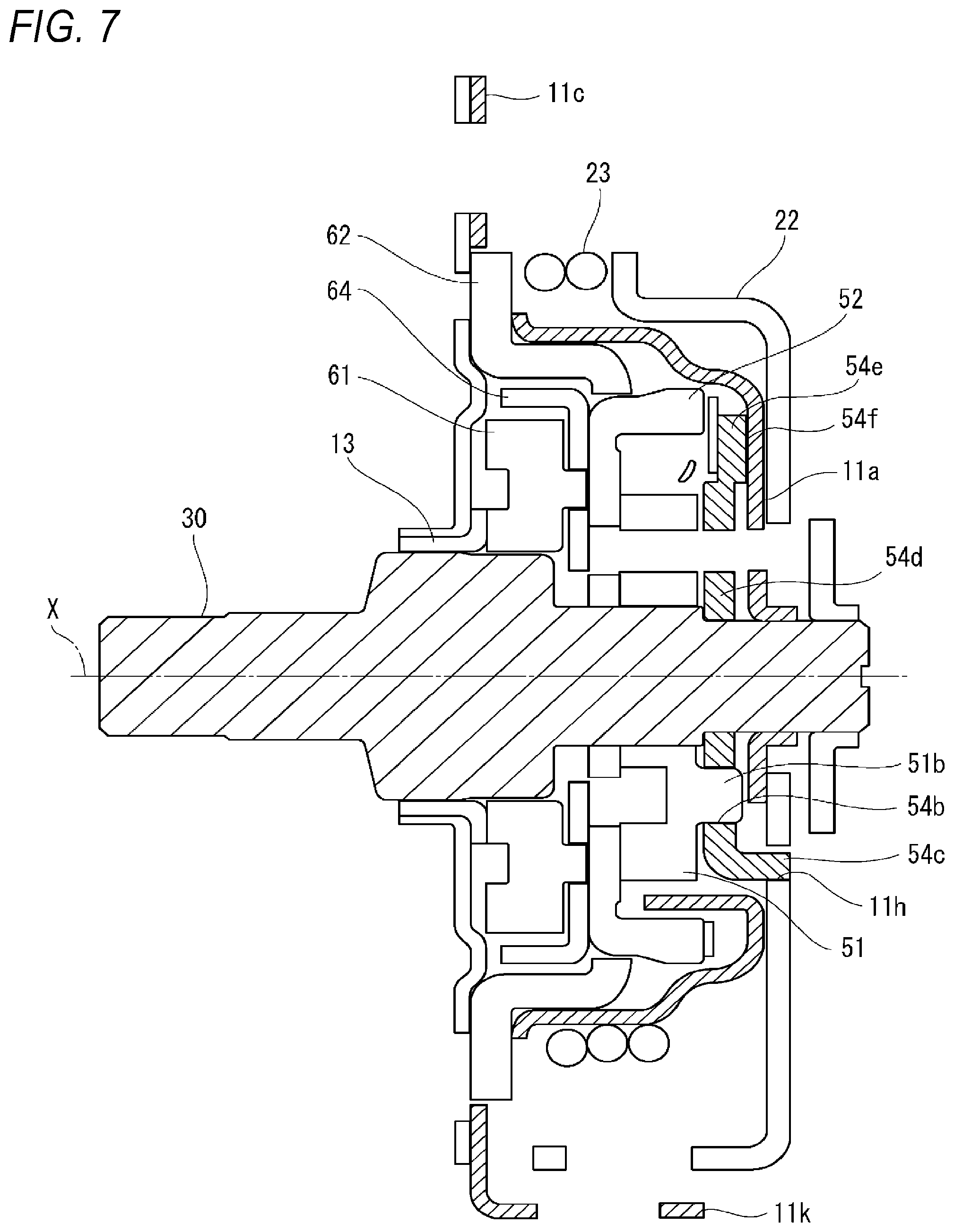 Patent US12097787 Figure 7 – Clutch unit