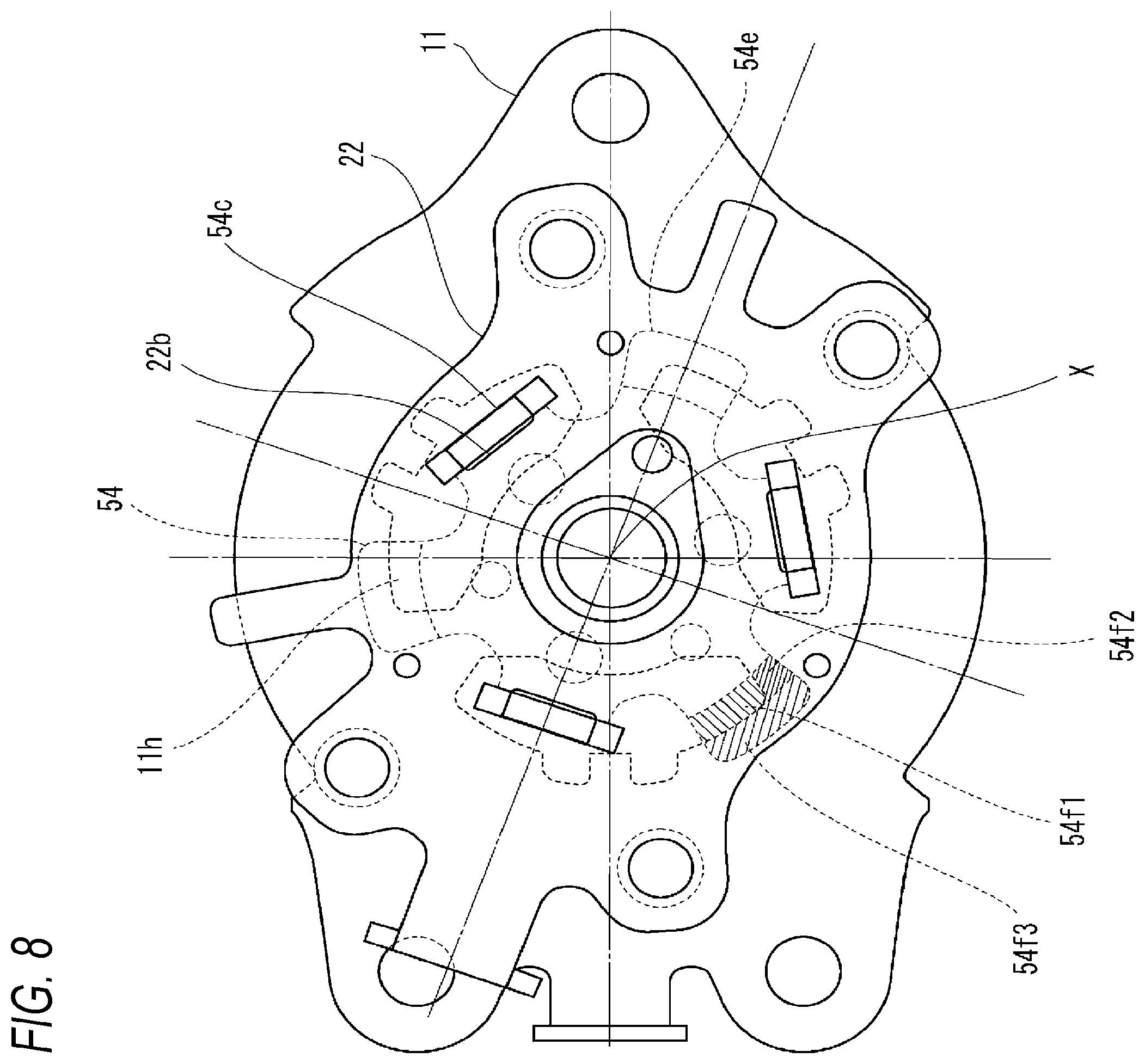 Patent US12097787 Figure 8 – Clutch unit