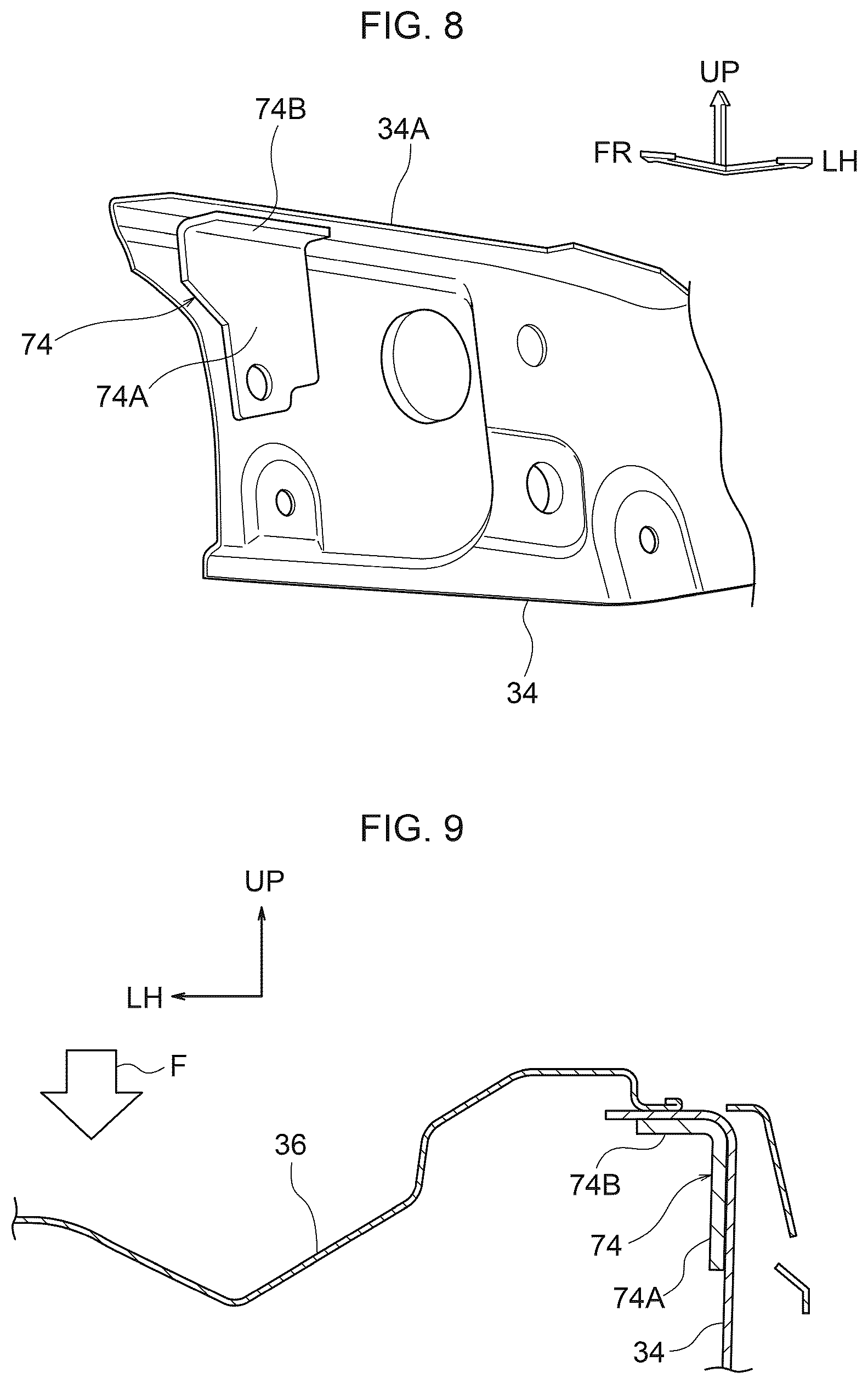 Patent US12097788 Figure 8 – Vehicle seat and vehicle seat frame
