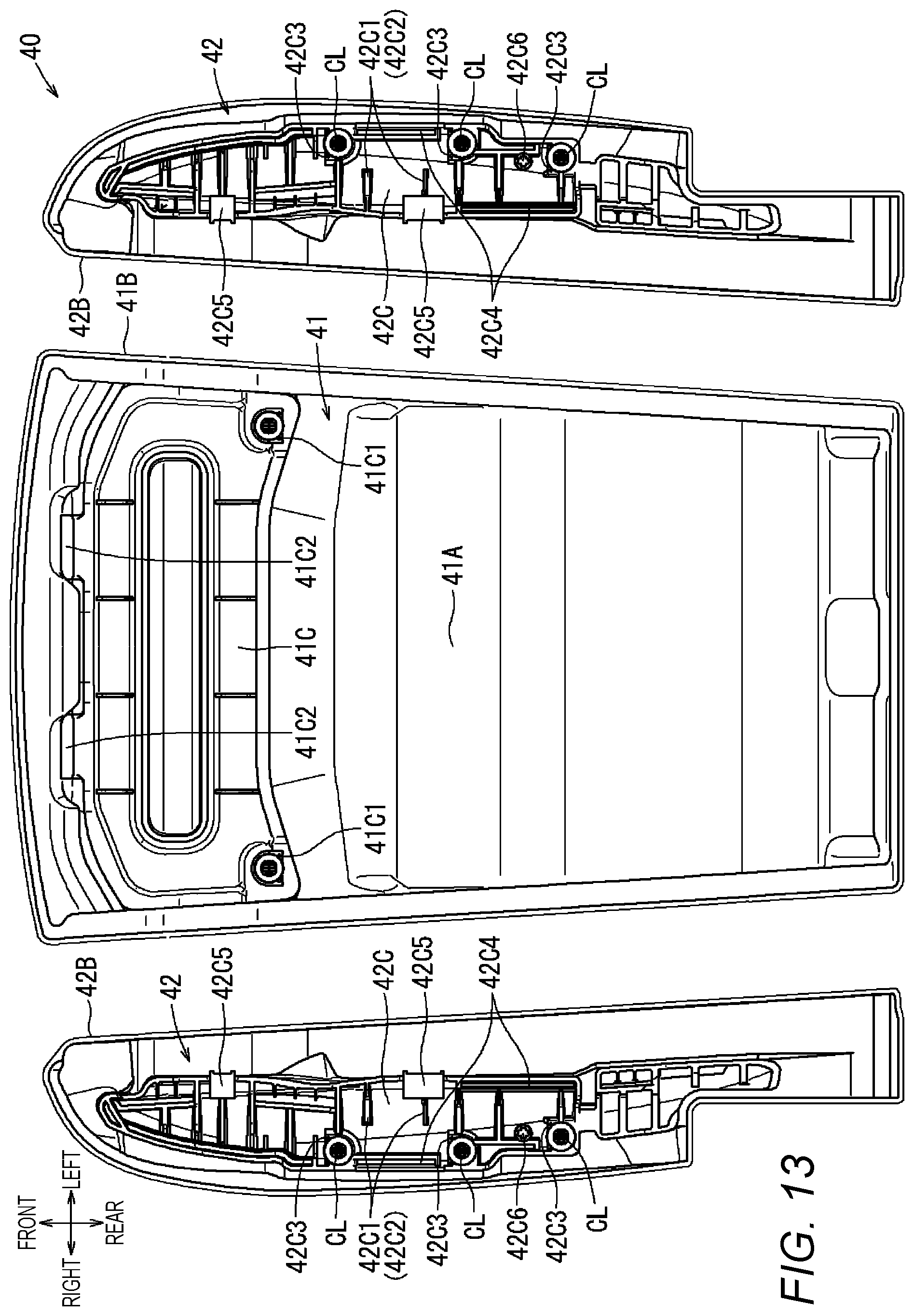 Patent US12097790 Figure 13 – Seat device