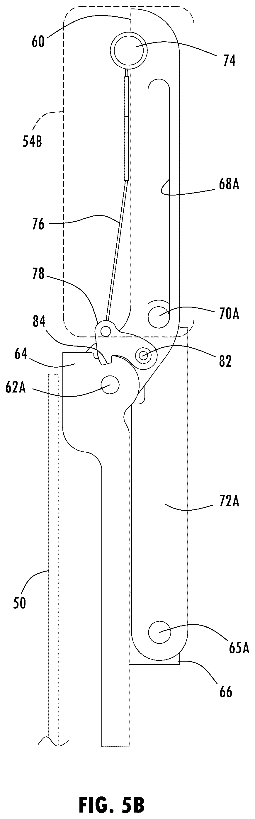 Patent US12097791 Figure 7 – Vehicle seating system having convertible center seat