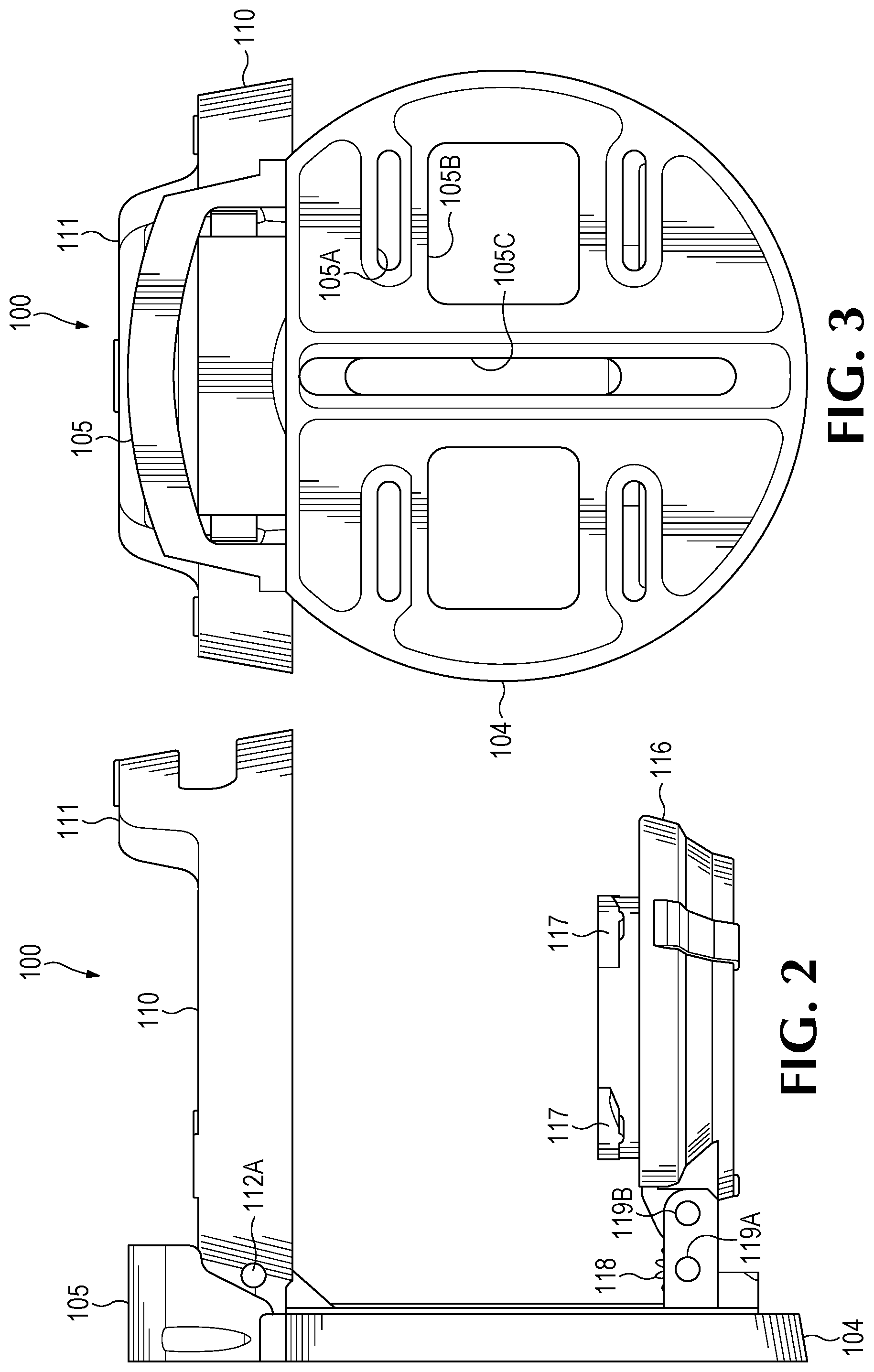 Patent US12097792 Figure 2 – Cupholder assembly