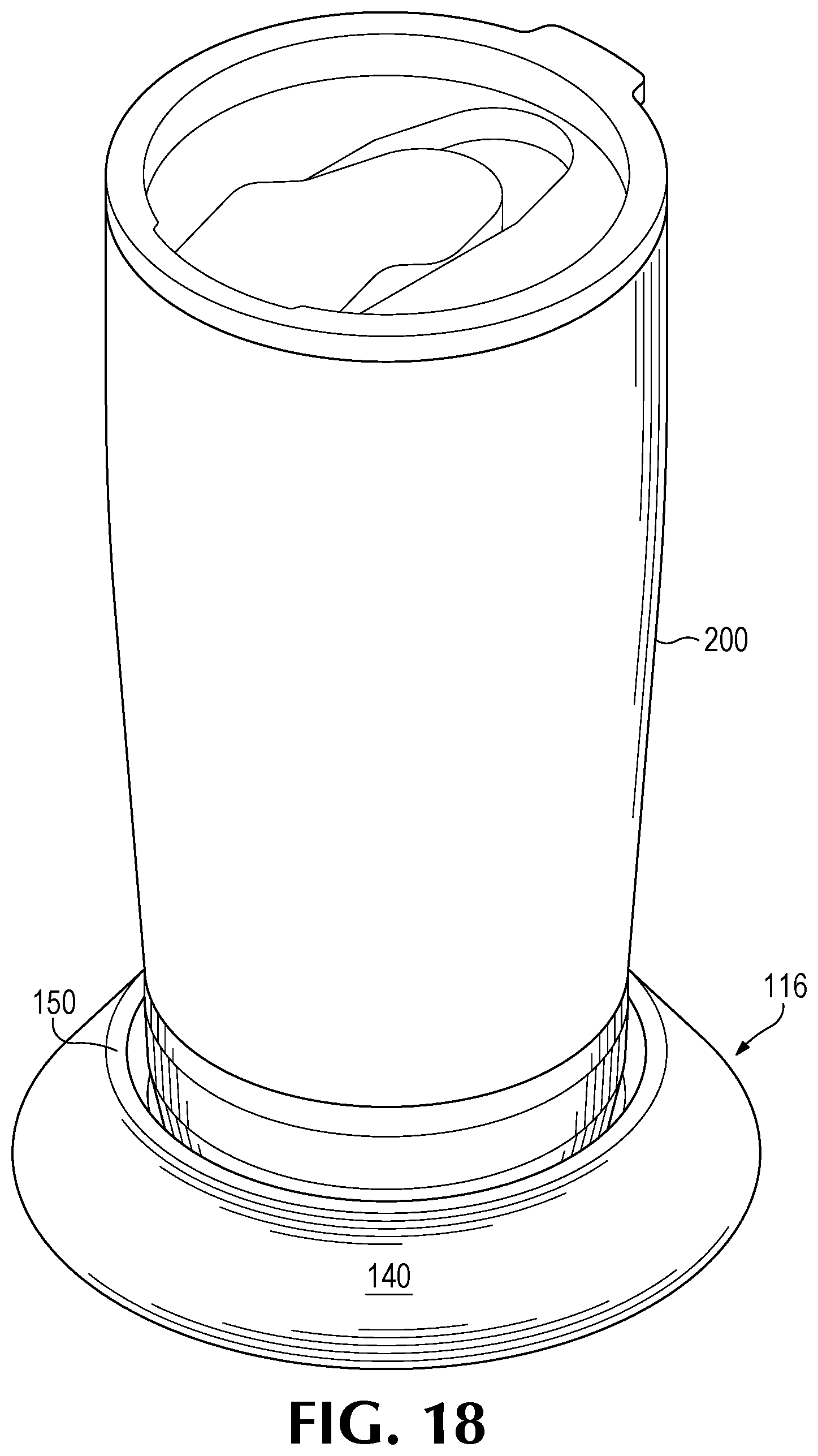 Patent US12097792 Figure 10 – Cupholder assembly