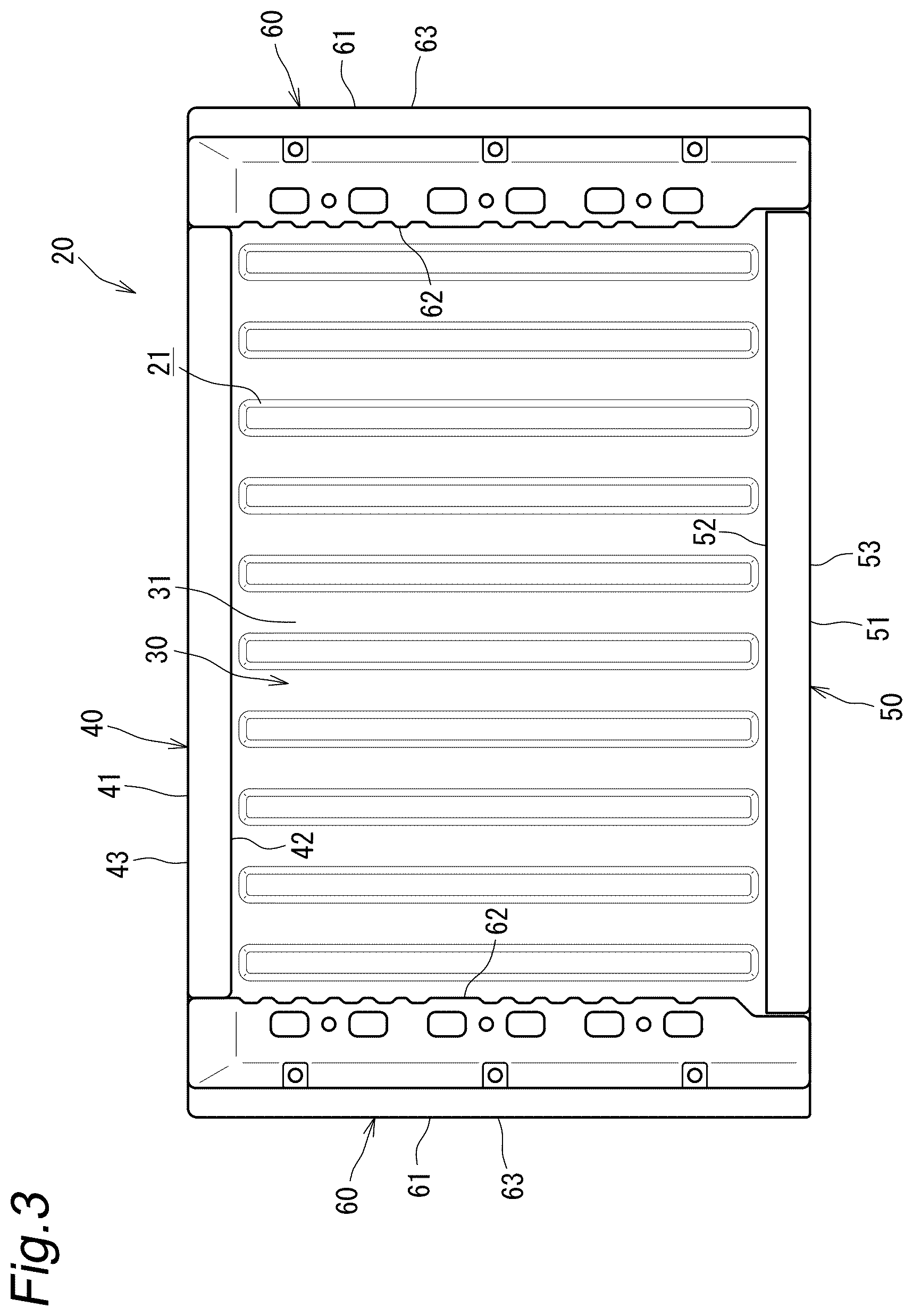 Patent US12097793 Figure 3 – Cargo bed structure for utility vehicle