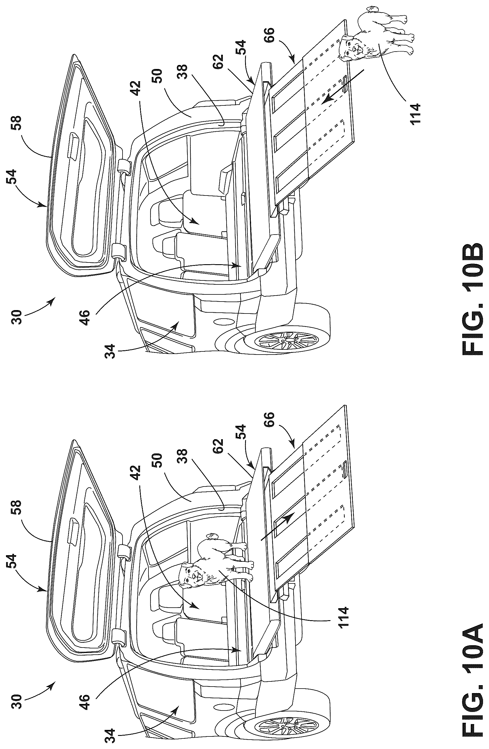 Patent US12097794 Figure 9 – Load ramp for a vehicle