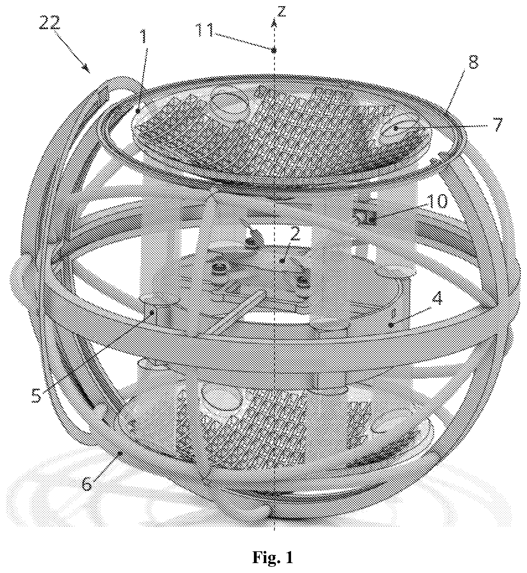 Patent US12097795 Figure 1 – Device and method for sharing a payload between two vehicles