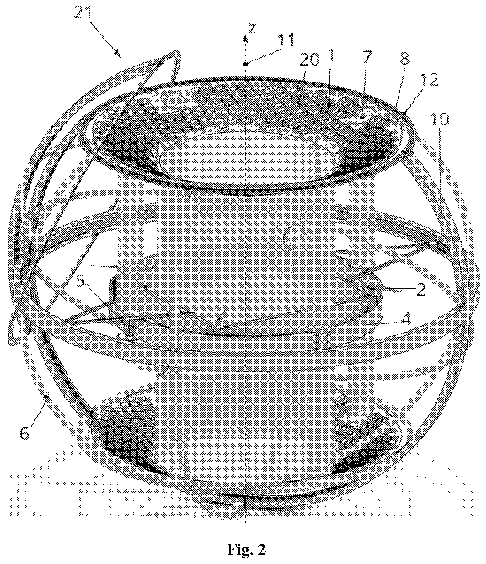 Patent US12097795 Figure 2 – Device and method for sharing a payload between two vehicles
